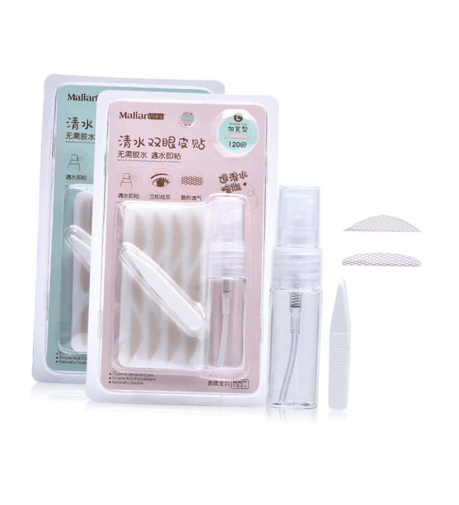 FOMIYES 1 Pack Decorative Tape Empty Makeup Spray Bottle Double Eyelid Paster Eyelid Stickers Big Eyes Patch 9*2cm As Shown - Buy Online on GoSupps.com