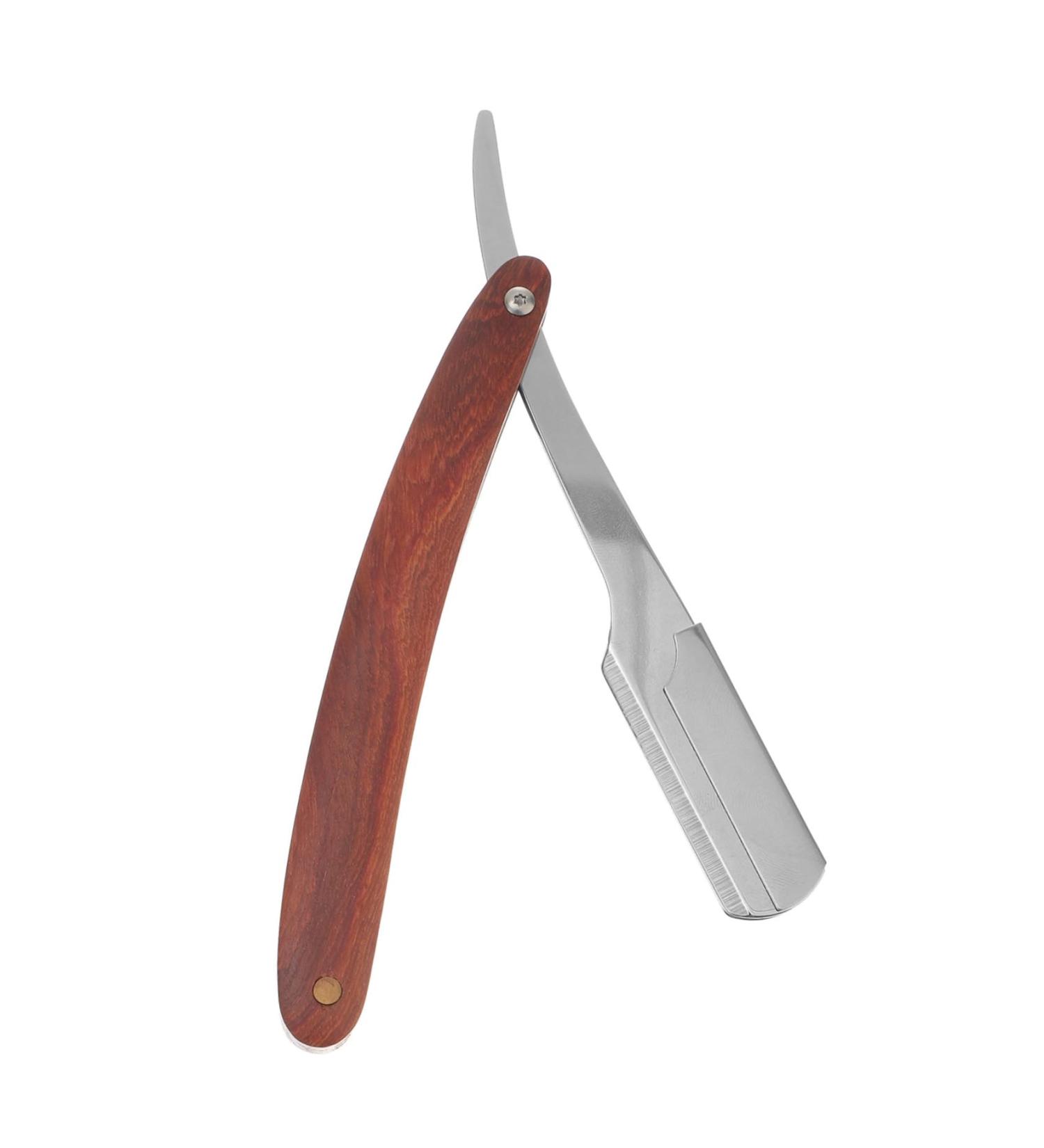 FRCOLOR Straight Razor for Men - Hand Squeegee Metal Spatula Barber Razor - Folding Razor (Random Style) | Premium Shaving Tool for a Perfect Grooming Experience - Buy Online on GoSupps.com