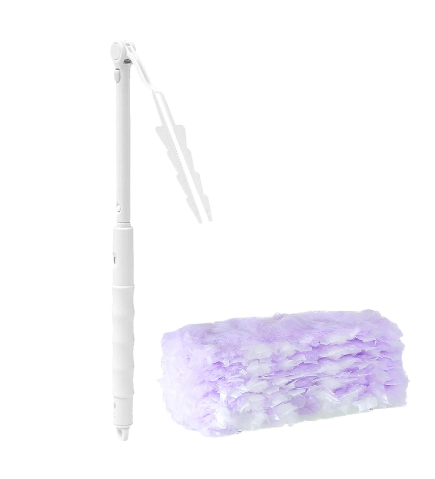 kurriuwu Dust Duster Cleaning Duster with Long Handle Ergonomic Grip Electrostatic Adsorption Quick Installation Handheld Duster Cleaning Tool B - Buy Online on GoSupps.com