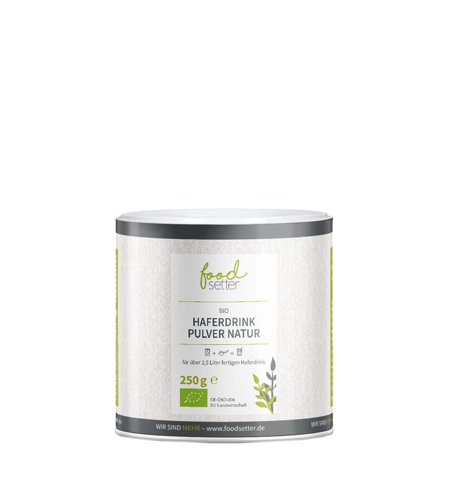 Organic Oat Drink Powder 250g - Gluten-Free No Added Sugar Organic Quality - Makes 2.5 Liters - Buy Online on GoSupps.com