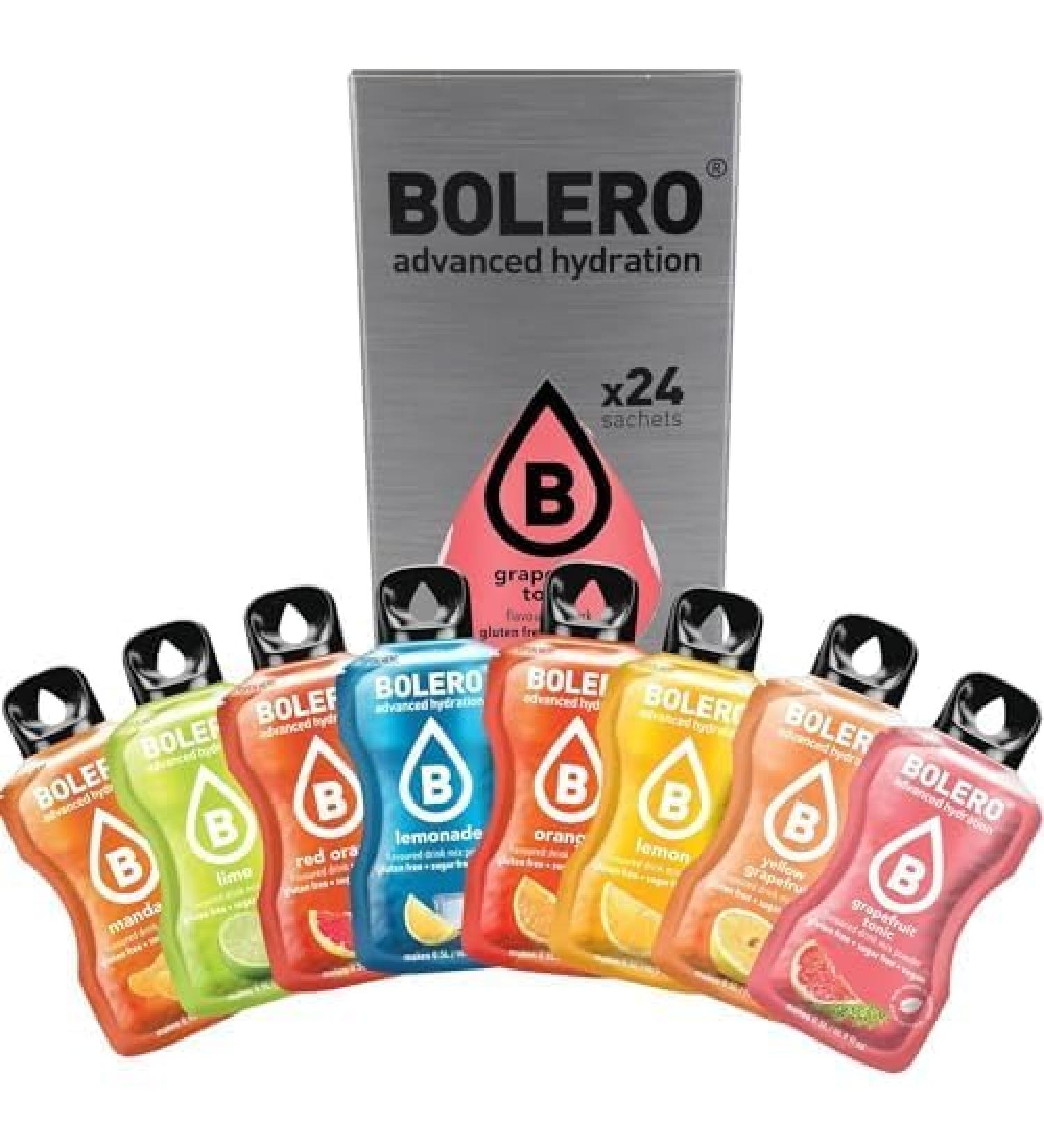  Bolero Bolero Citrus Mix 24 x 3g - Sugar-free powdered juice sweetened with stevia and vitamin C - Gluten-free and vegan - Buy Online on GoSupps.com