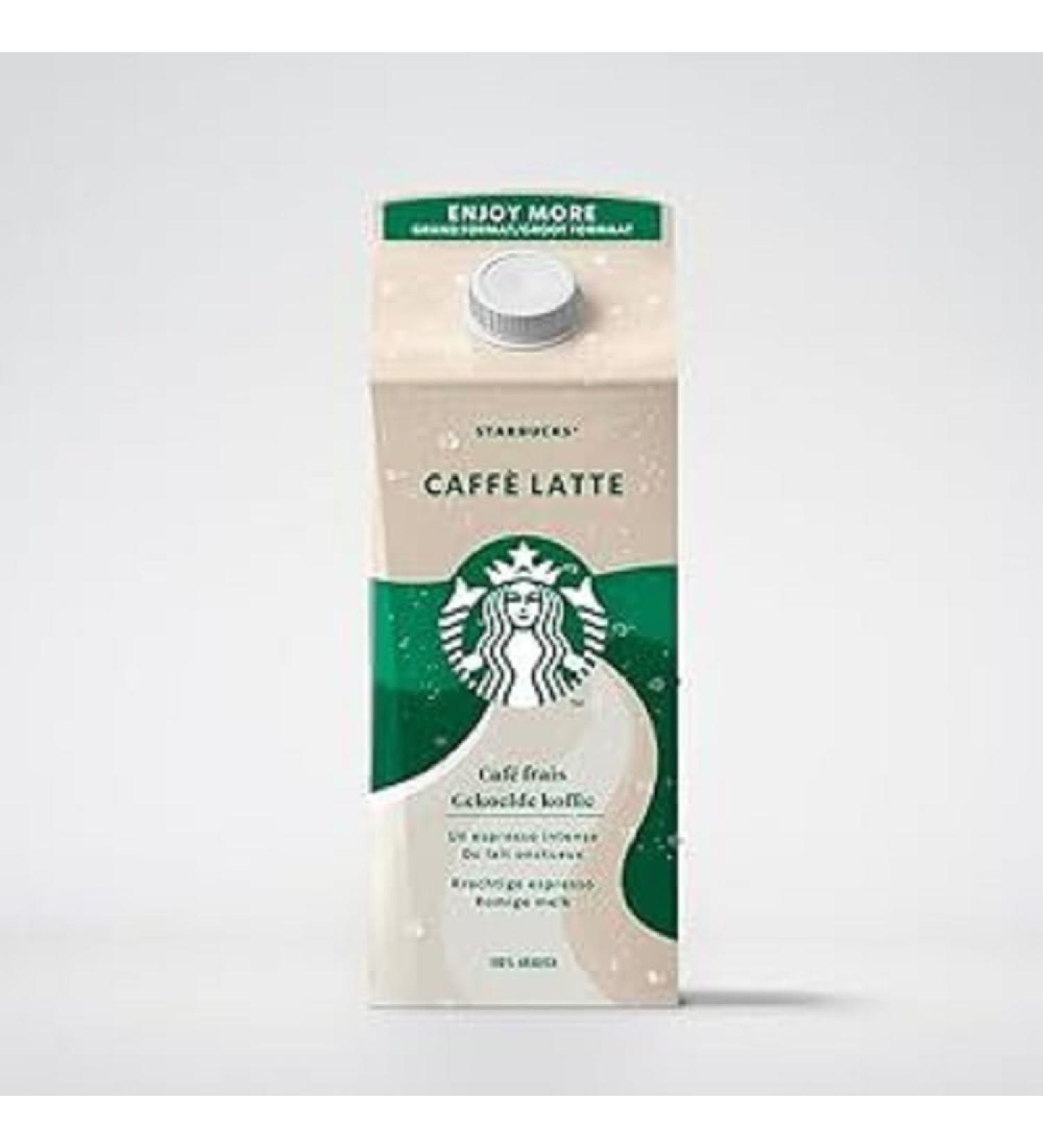Starbucks - Caff Latte - Multiserve 750 ml - Ready-to-Drink Resealable Milk Coffee Brick - Sold Individually - Buy Online on GoSupps.com