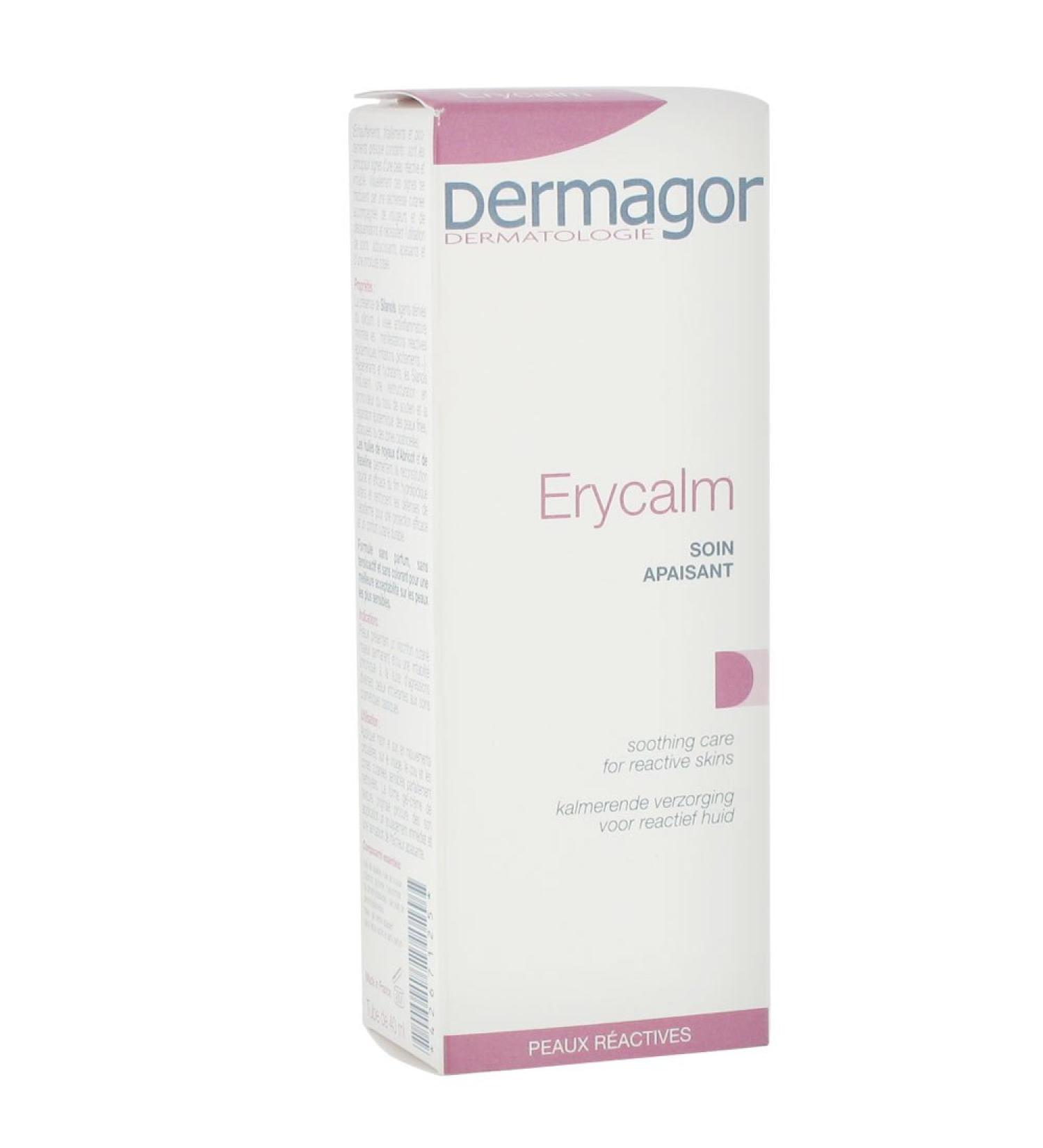 Dermagor Erycalm Soothing Cream for Reactive Skin 40ml