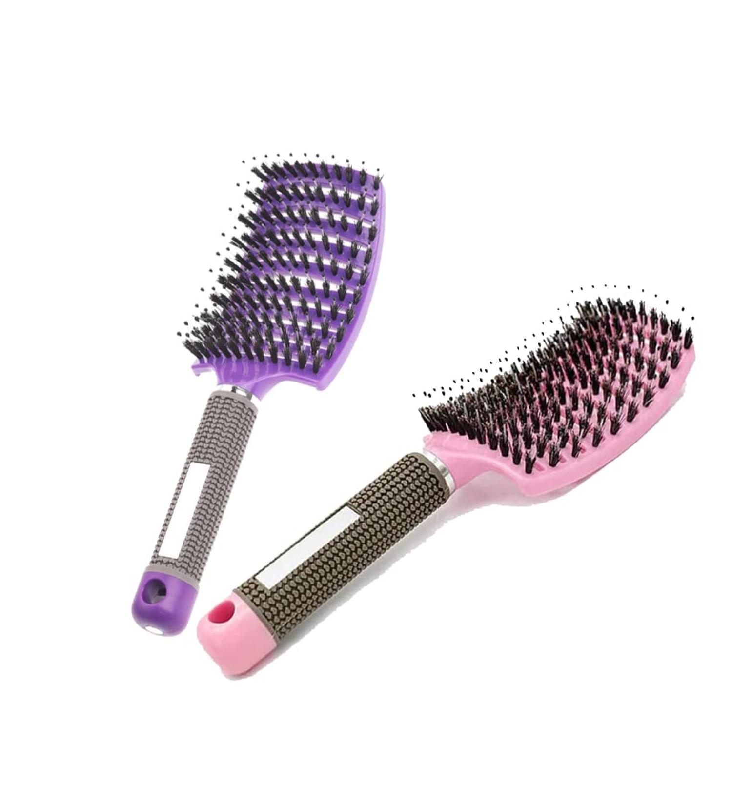 Voremy Magical Brush Detangler - Fast Drying Hairbrush for Men, Women, and Kids - Ideal for Wet or Dry Hair - Pink+Purple - Buy Online on GoSupps.com