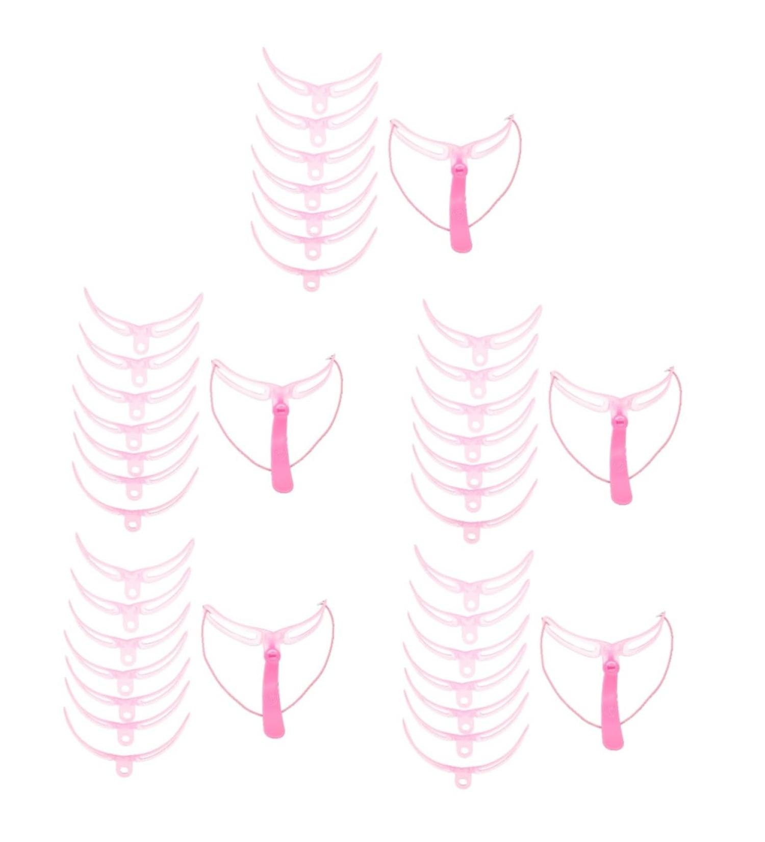 FOMIYES 15 Sets Eyebrow Aid Handheld Eyebrow Template Eyebrows Brow Stencils Major Travel Eyebrow Stickers 1 count (Pack of 1) Pinkx5pcs - Buy Online on GoSupps.com