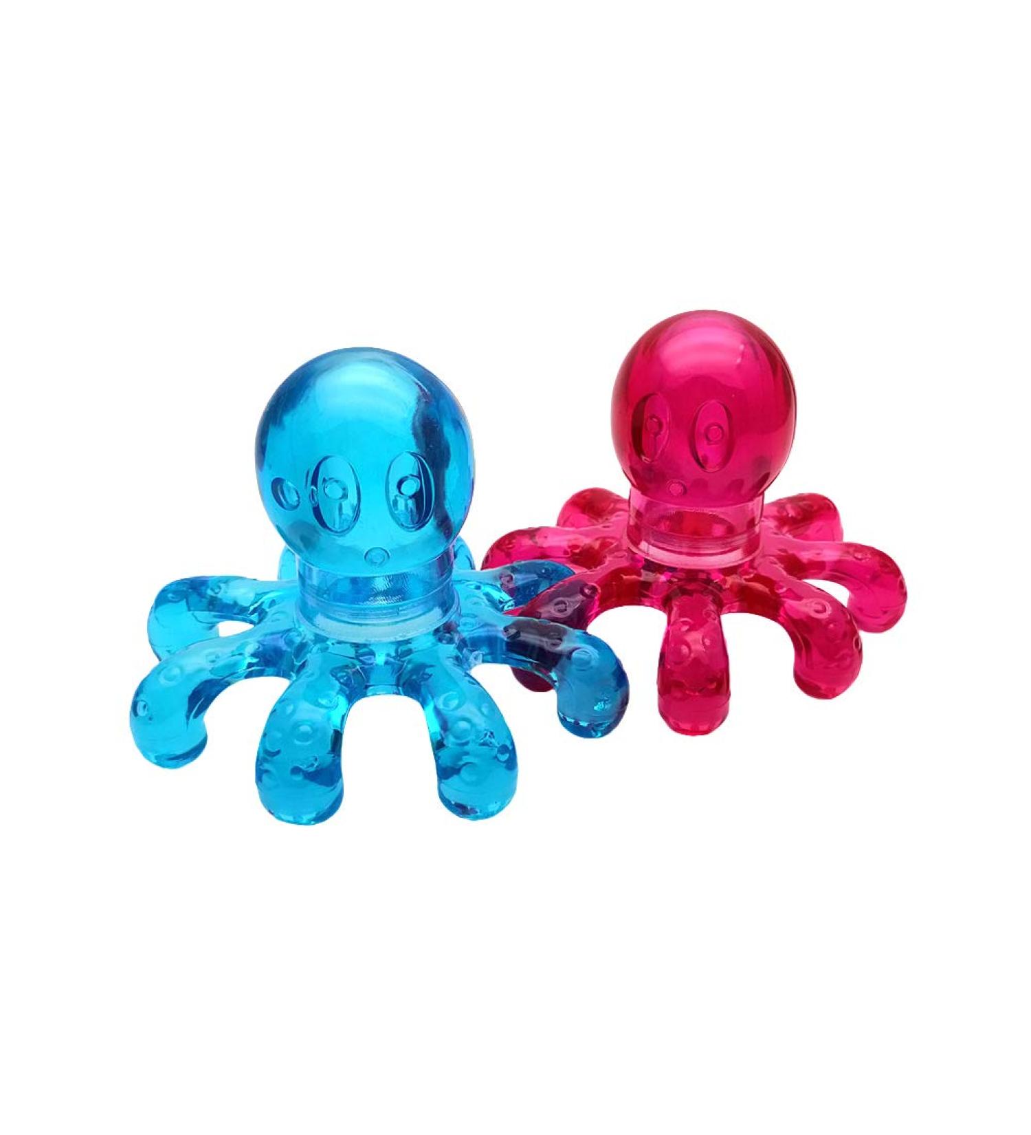 HEALIFTY 2Pcs Scalp Massager Portable Octopus Head Massager Handheld Therapeutic for Neck Shoulder Back Leg Foot(Random Color) - Buy Online on GoSupps.com