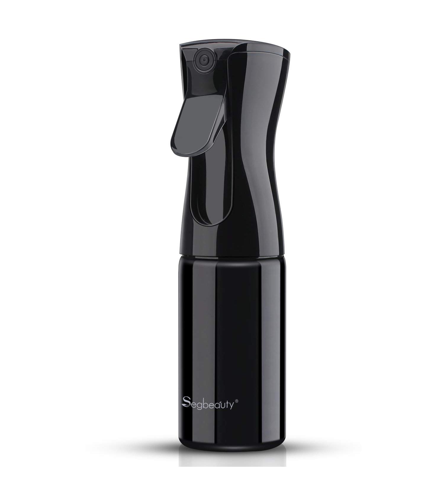 Segbeauty 5.4oz Continuous Barber Hair Spray Bottle - Fine Mist Sprayer for Salon Watering - Refillable Mister in Black - Buy Online on GoSupps.com