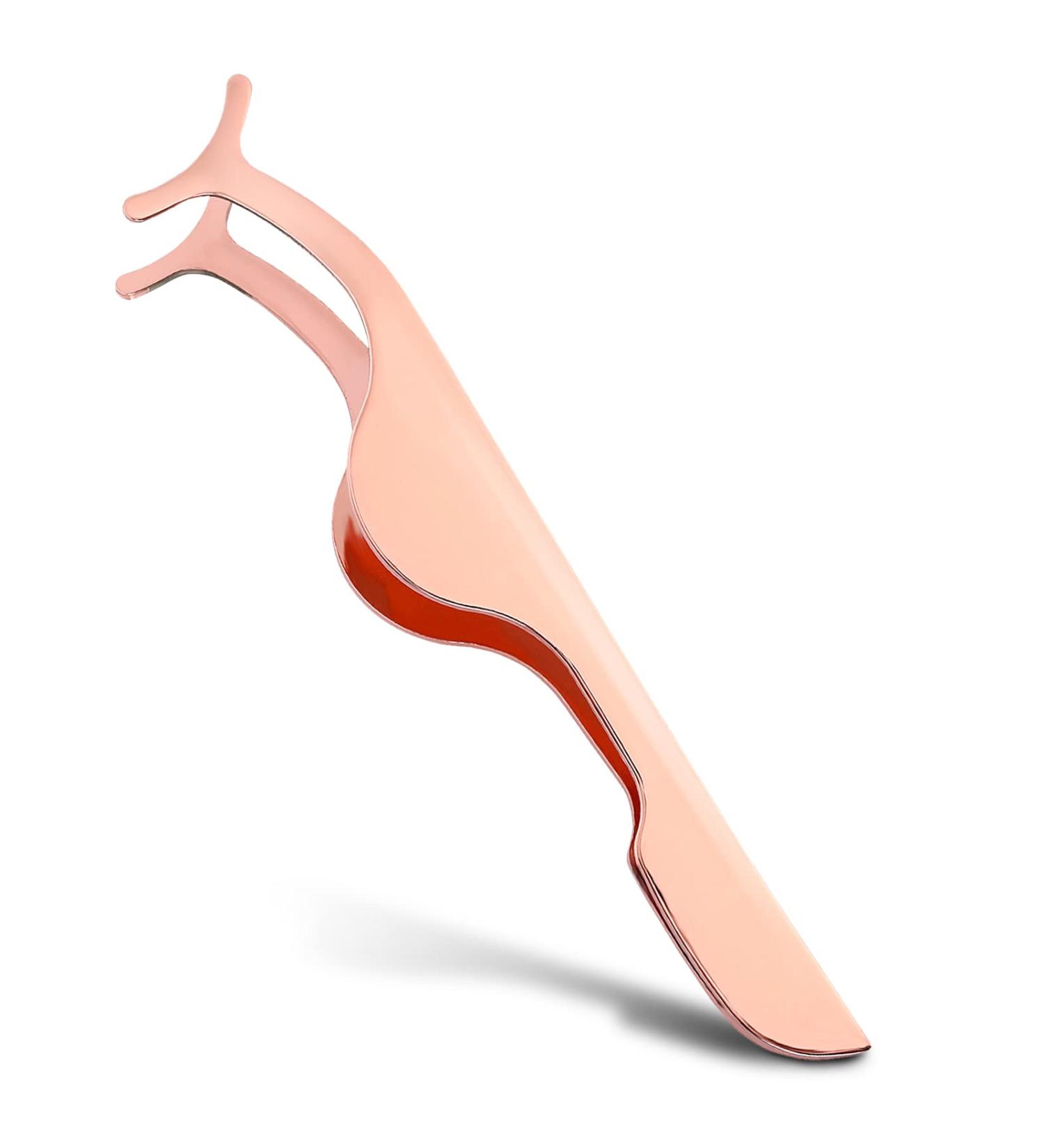 WLLHYF Rose Gold Eyelash Applicator Tool for Easy Fake Lash Application and Removal - Buy Online on GoSupps.com