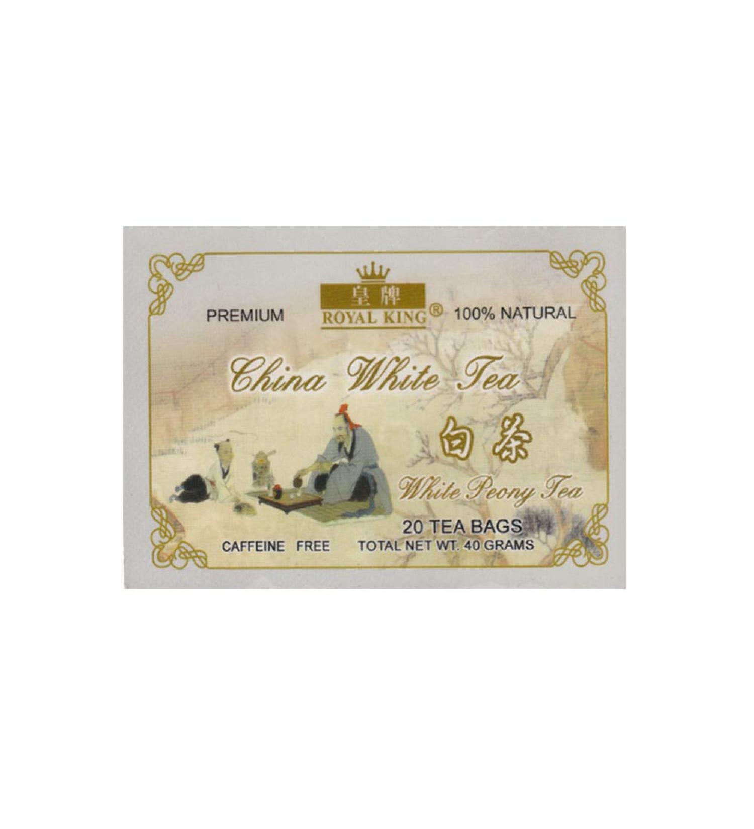Chinese White Tea (Natural & Caffeine Free) 20 Tea Bags