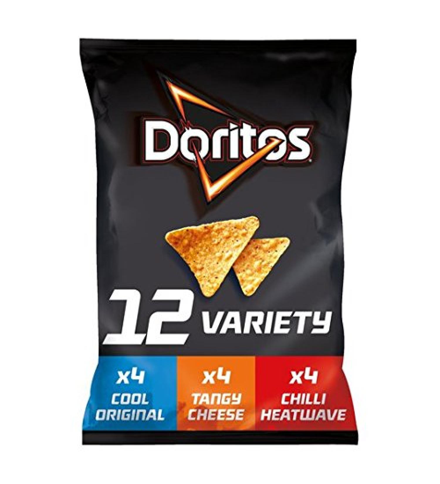 Doritos Doritos Assorted tortilla chips 30 g x 12 per pack
