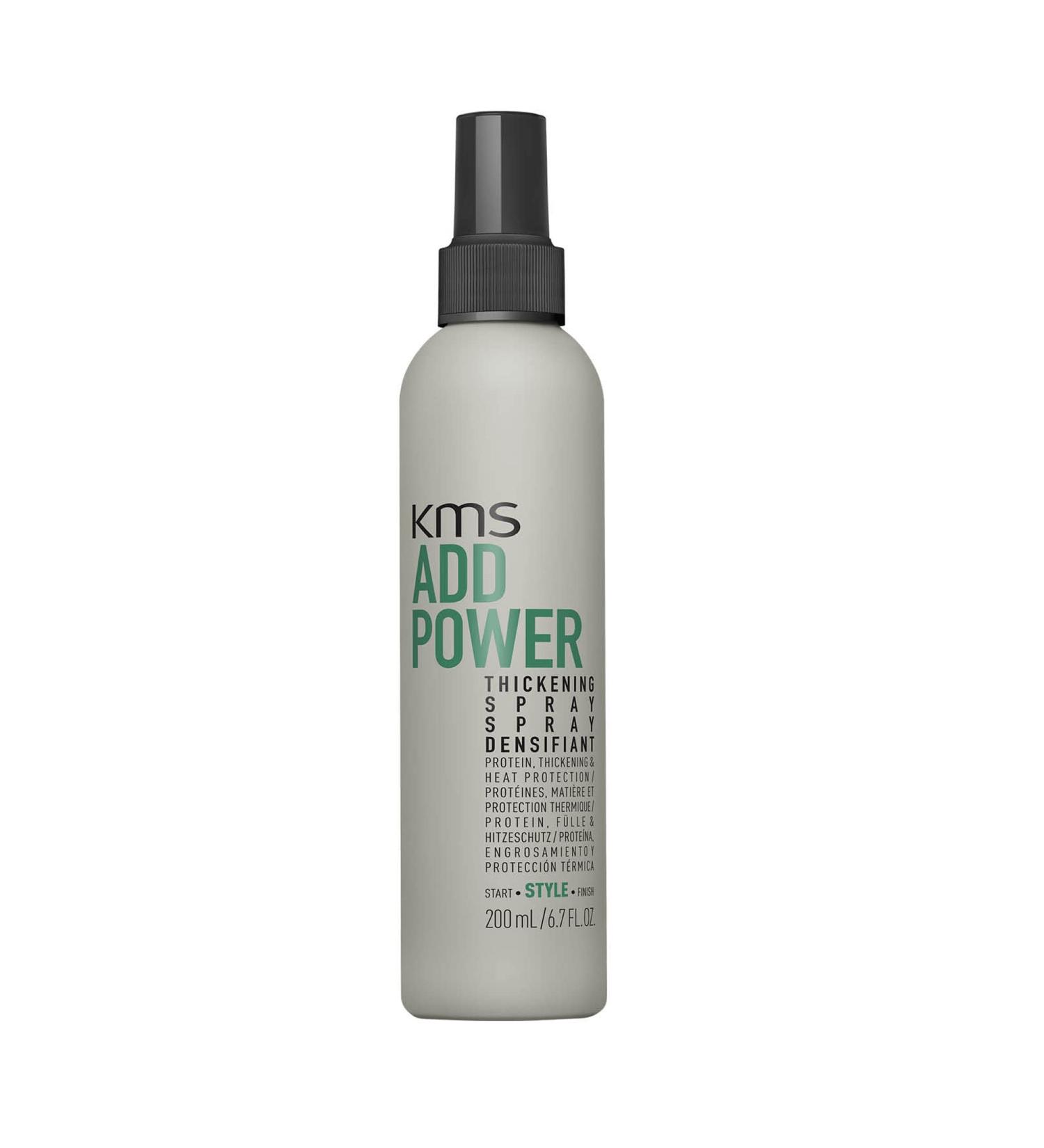 KMS ADDPOWER Thickening Spray Heat Protectant 6.76 fl. oz. - Volumizing & Heat Protection - Buy Online on GoSupps.com