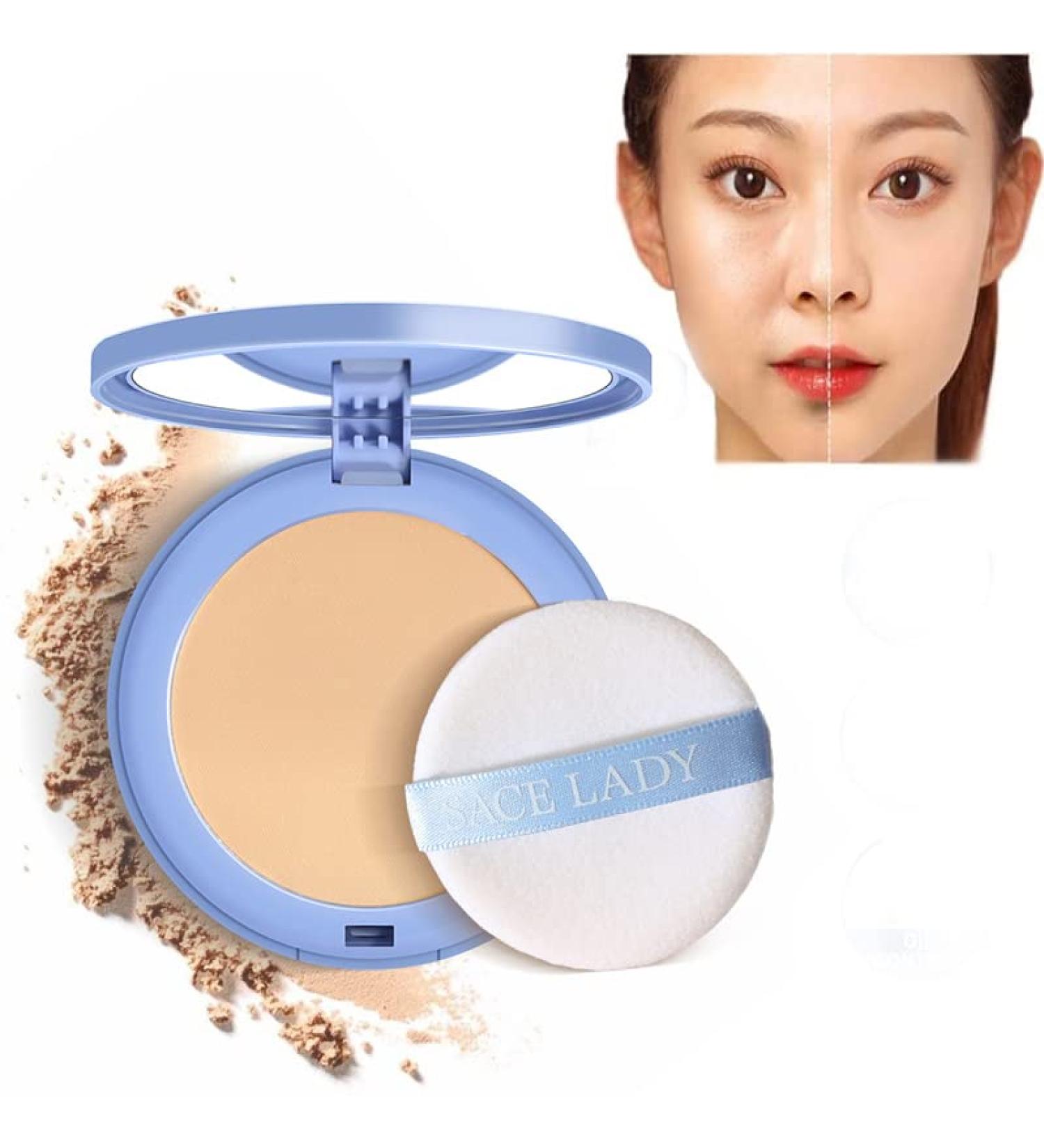 Oil Control Matte Pressed Powder - Long-Lasting & Waterproof Setting Makeup in Natural Beige - Buy Online on GoSupps.com