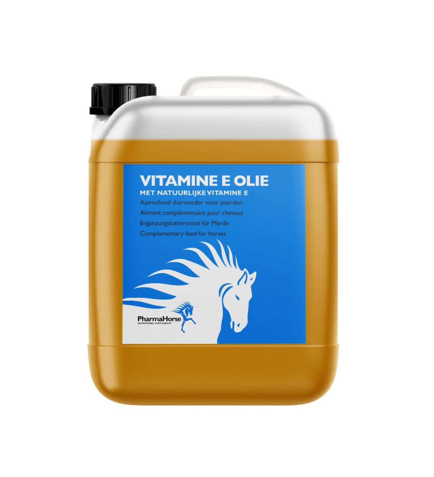 PharmaHorse Natural Vitamin E Oil - Antioxidant Doping-Free High Dosage | 1L - Shop Internationally - Buy Online on GoSupps.com
