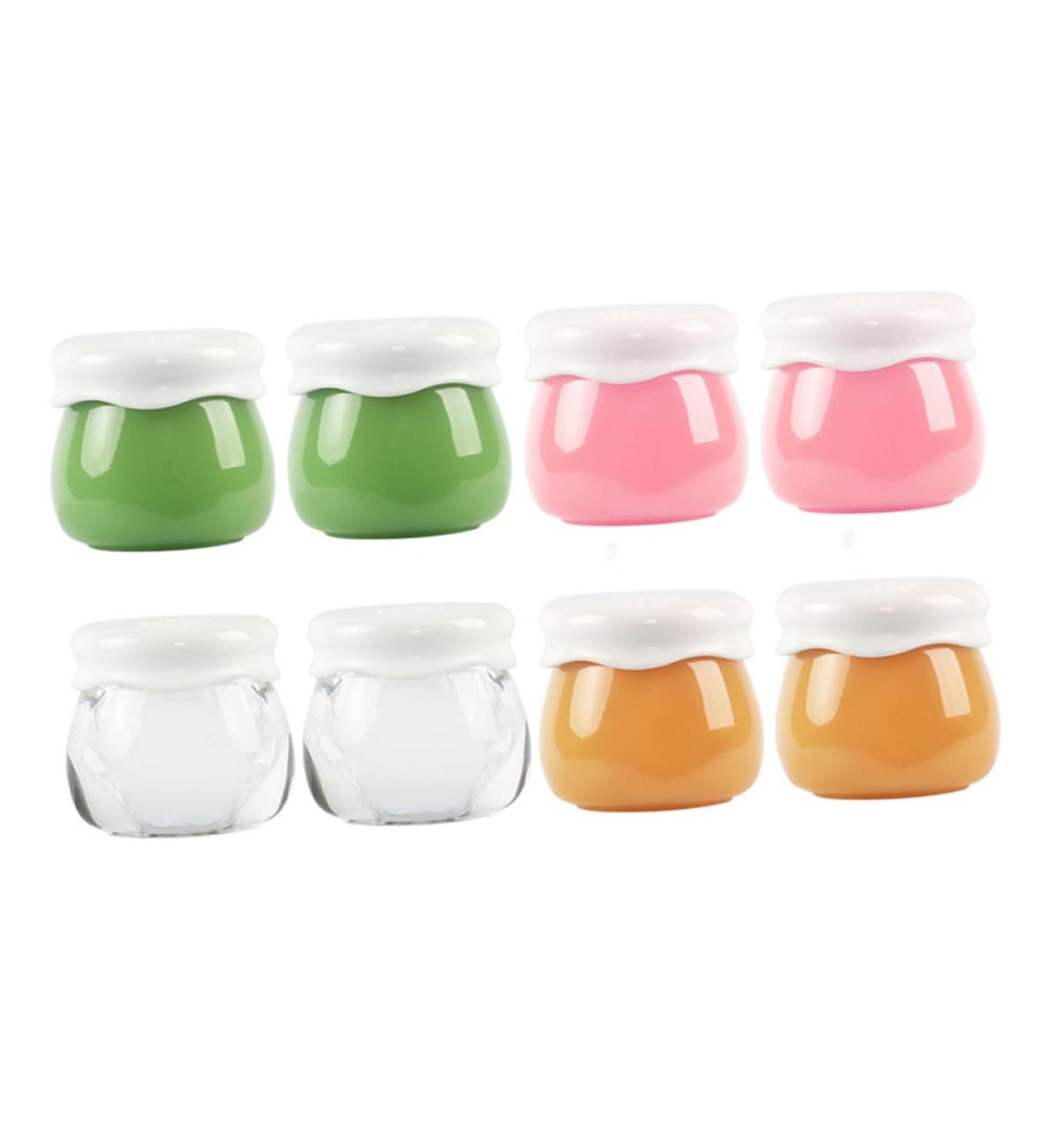 Beaupretty Empty Cosmetic Jars Cosmetic bottle cream samples pot empty sample containers empty lotion s small plastic pot s black glass cosmetic s 10g cosmetic s lips Acrylic Makeup Spoon Jar - Buy Online on GoSupps.com