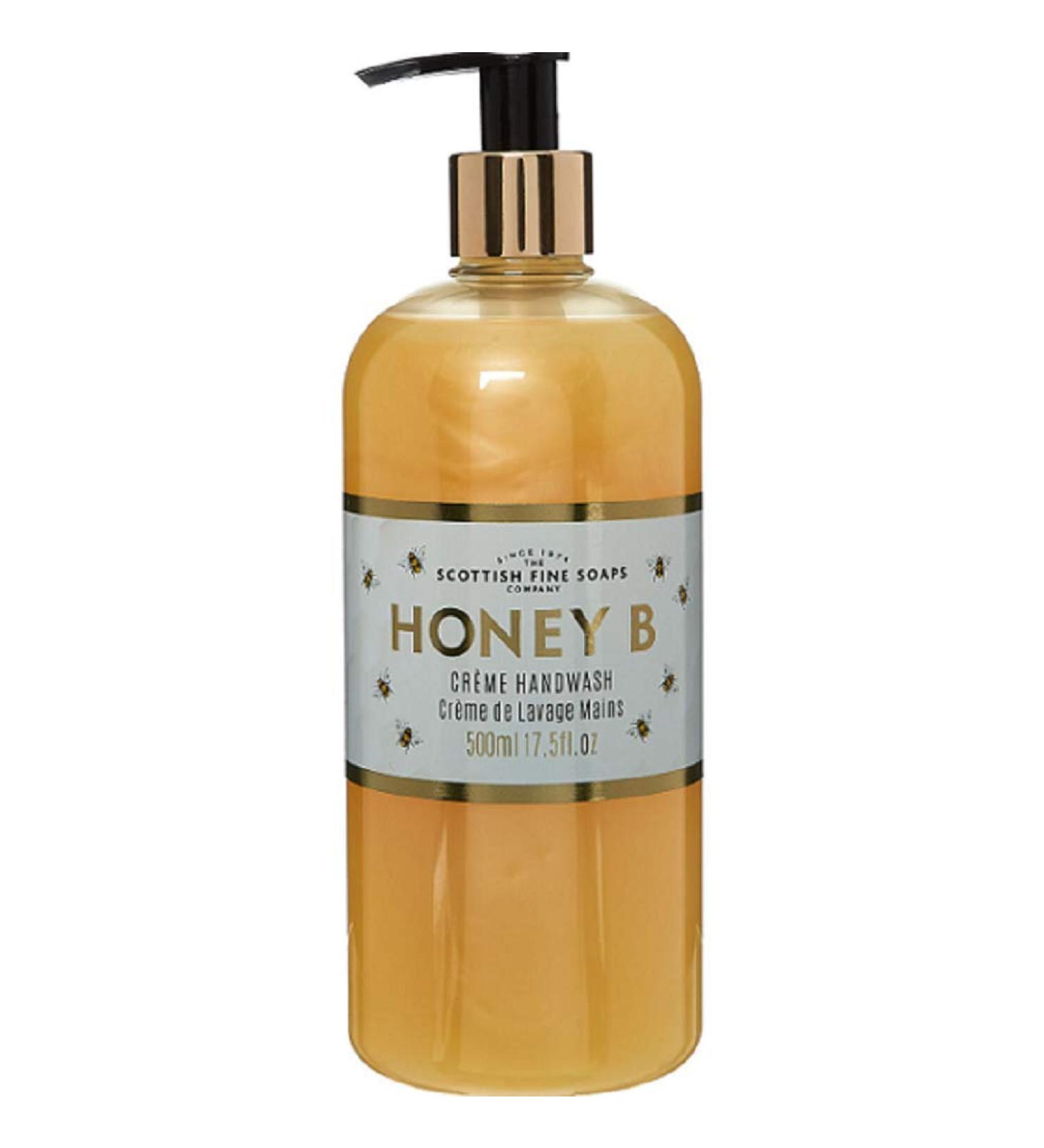 Scottish Fine Soaps Honey B Creme Hand Wash 17.5 ounces