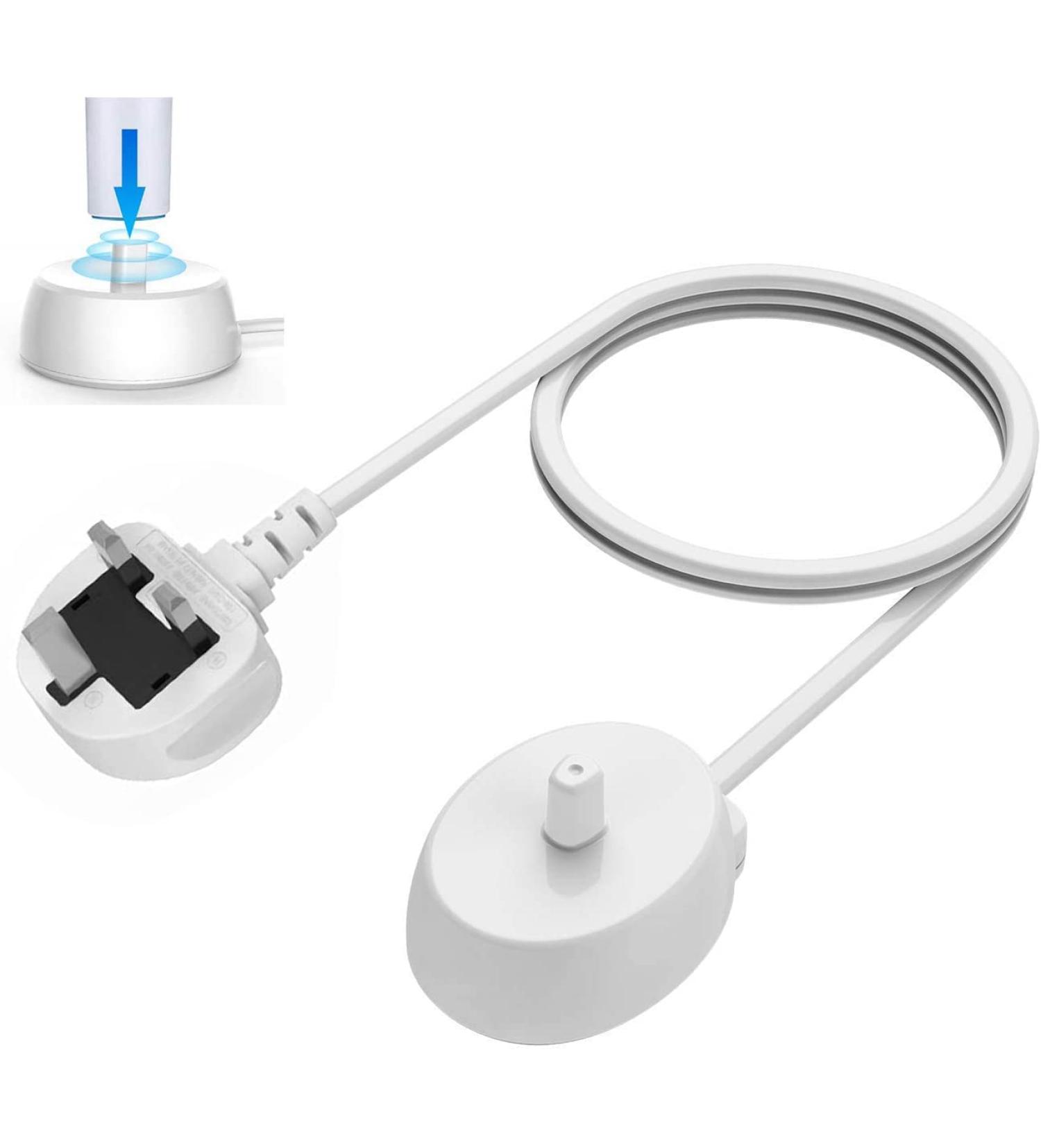 UK Plug Charger for Braun Oral-B Model 3757 Electric Toothbrush Replacement - Waterproof IPX7 Inductive Charging Adapter - Portable Travel Accessory - Buy Online on GoSupps.com