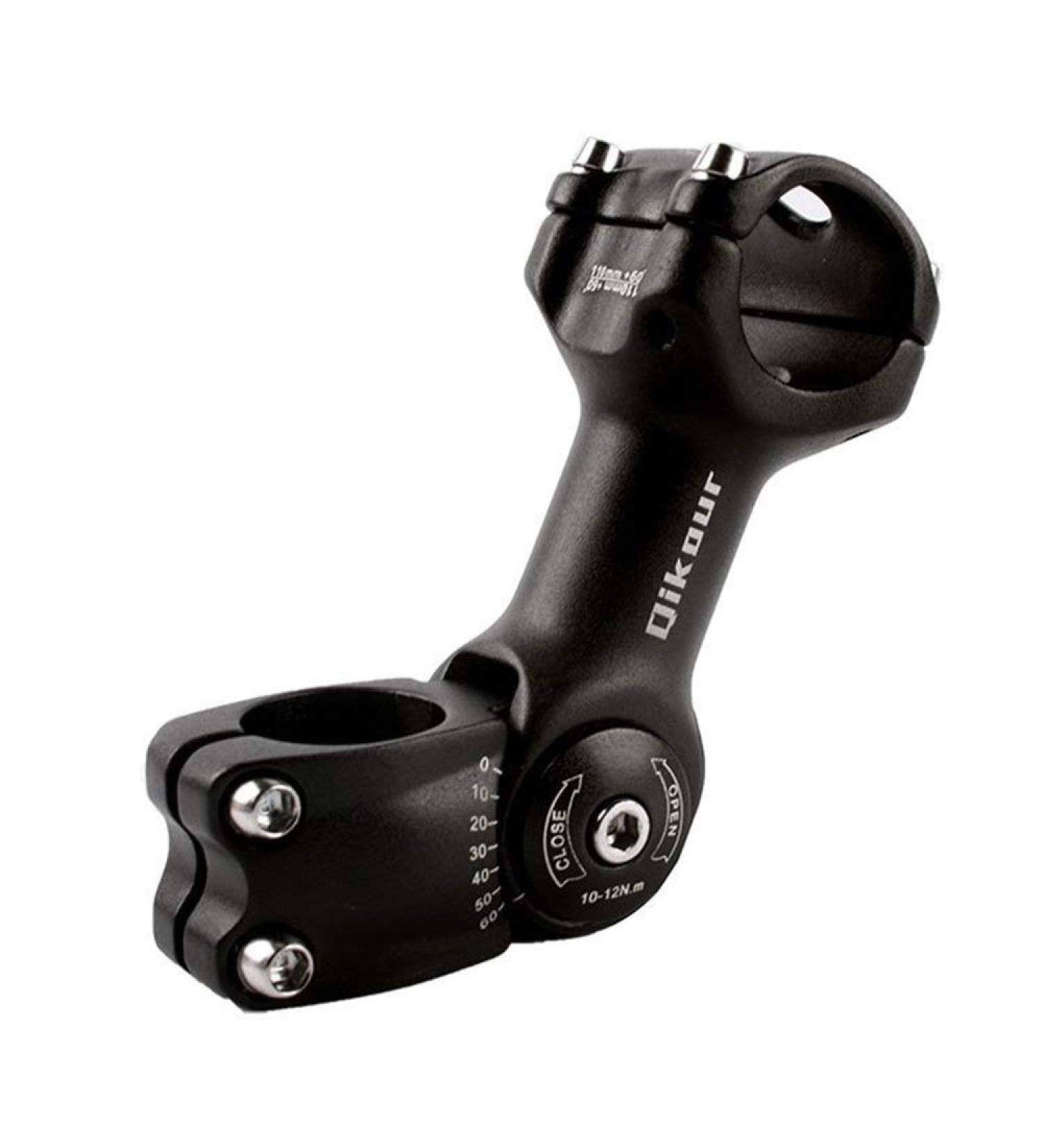 Sanzhi Bike Stem 31.8 0-60 Adjustable MTB Riser Stem 110mm - Lightweight Handlebar Stem for Mountain, Road, BMX Bikes - Buy Online on GoSupps.com