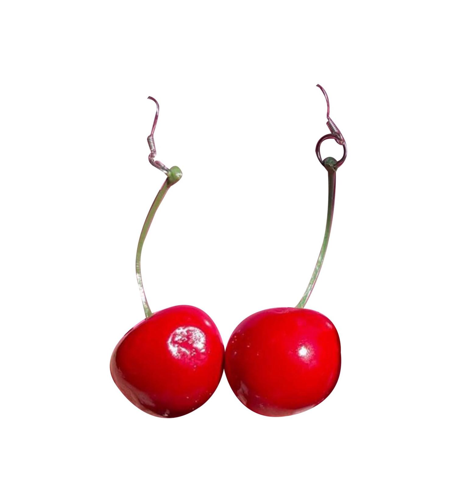 Feylie Cherry Earrings - Stylish Simulated Cherry Drop Earrings for Fashionable Women & Girls - Buy Online on GoSupps.com