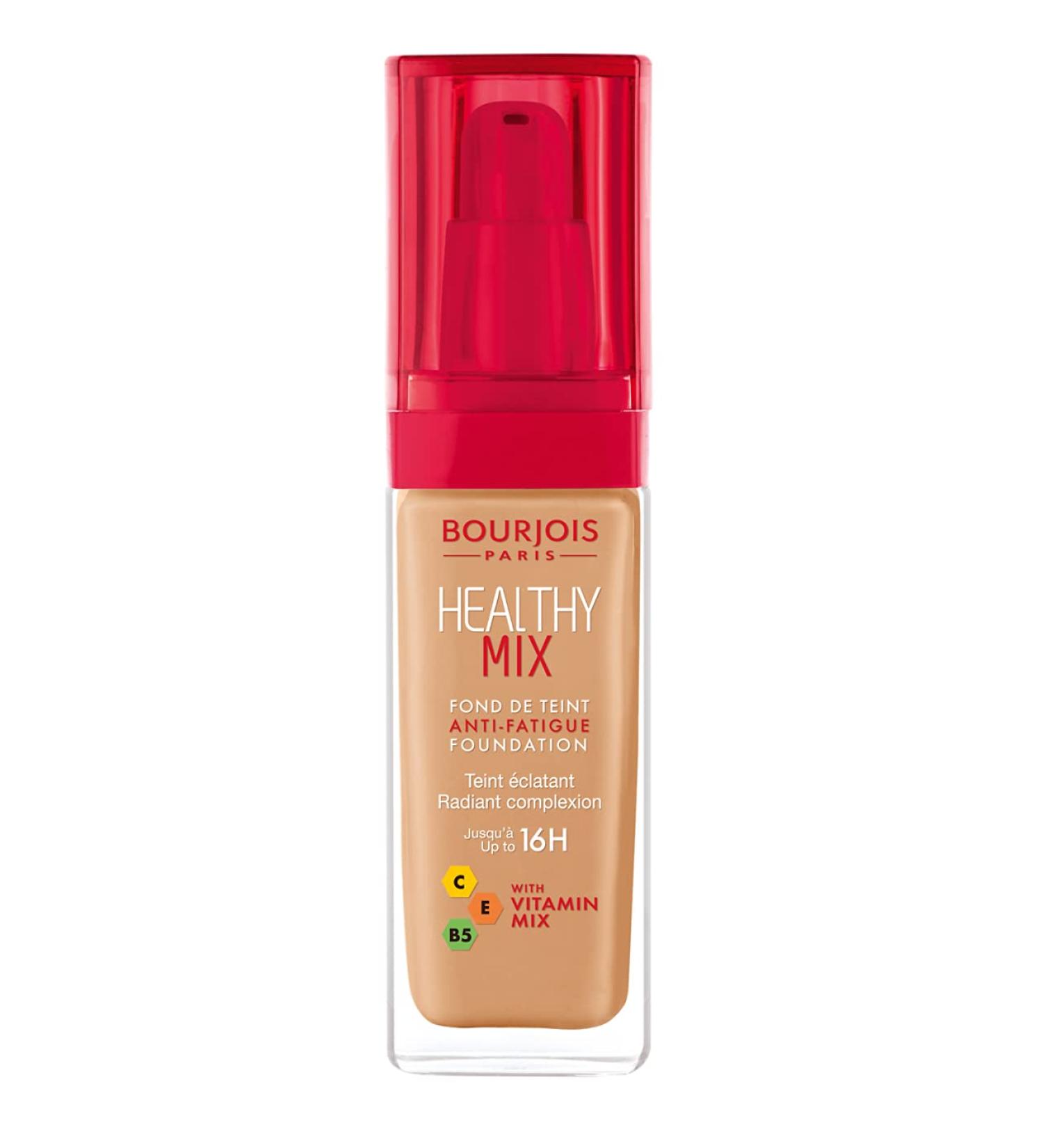 Bourjois Healthy Mix Foundation Light Bronze 56 - Light Tan/Hale Clair | Long-lasting Radiant Finish - Buy Online on GoSupps.com