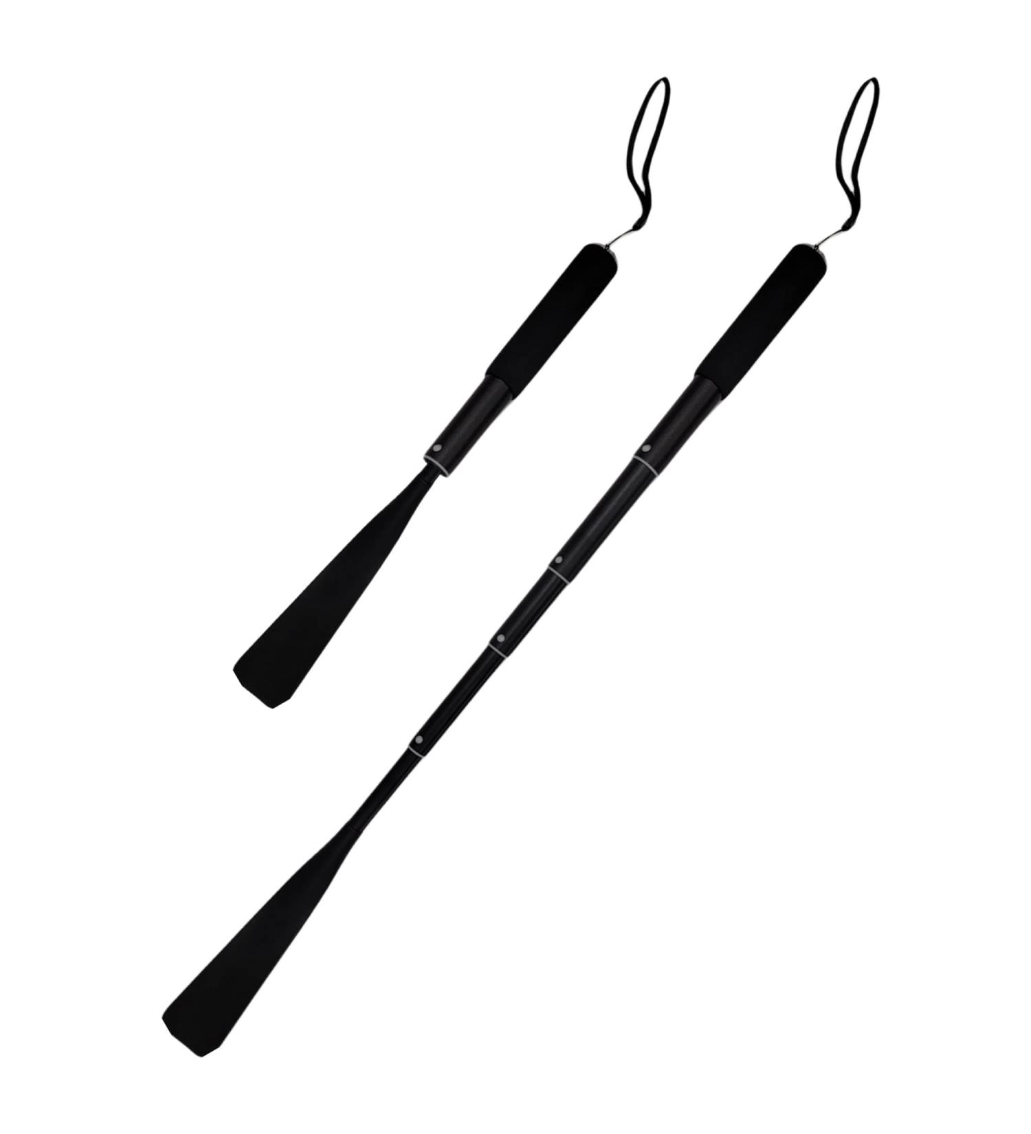 Telescoping Extra Long Shoe Horn 14.5-37 Inches - Collapsible Aluminum Handle, Retractable & Sturdy - Extendable Shoe Horn for Travel - Buy Online on GoSupps.com