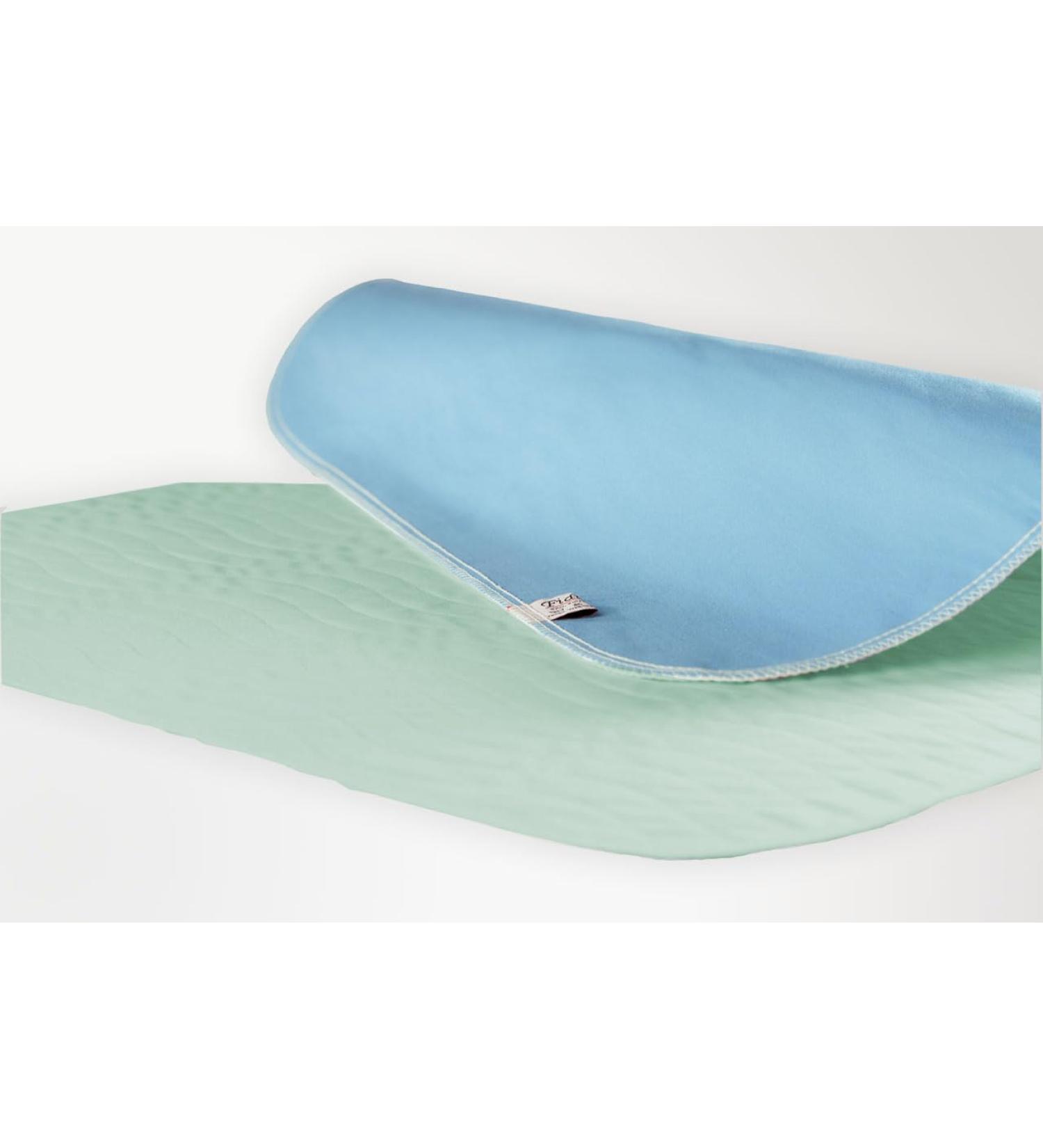 Pack of 8 Waterproof Incontinence Pads 75x90 | Washable Breathable Bed Pads - Castejo CA3302/C (Green-Blue) - Buy Online on GoSupps.com