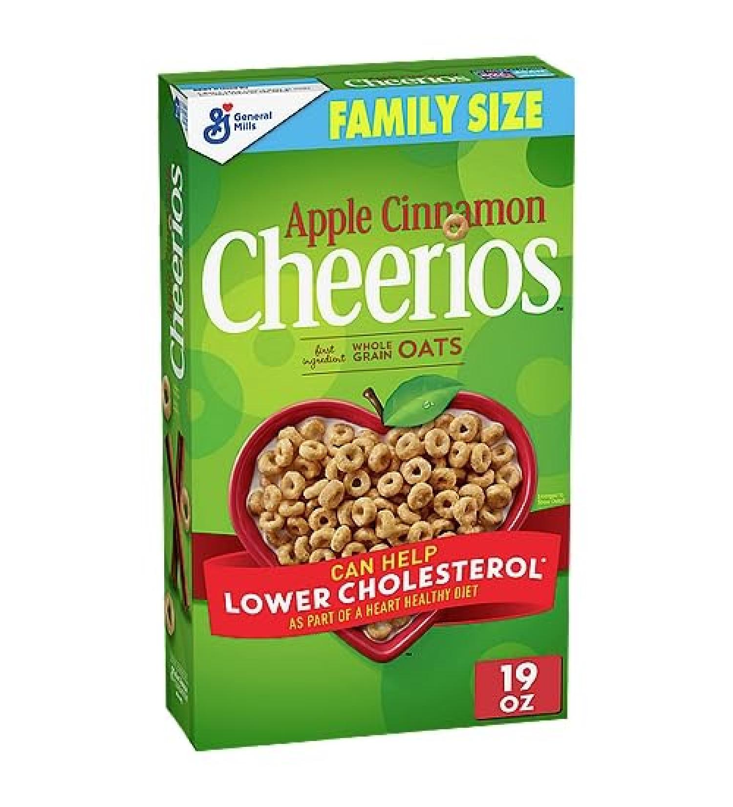 General Mills Apple Cinnamon Cheerios Cereal 19oz