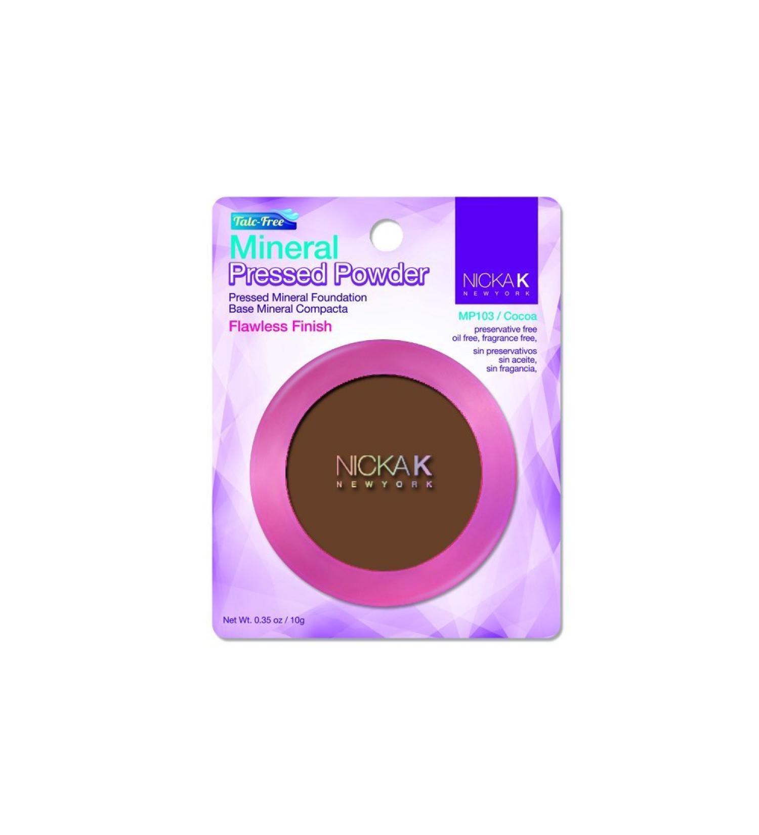 Nicka KMineral Pressed Powder - Cocoa MP103 by Nicka K by Nicka K