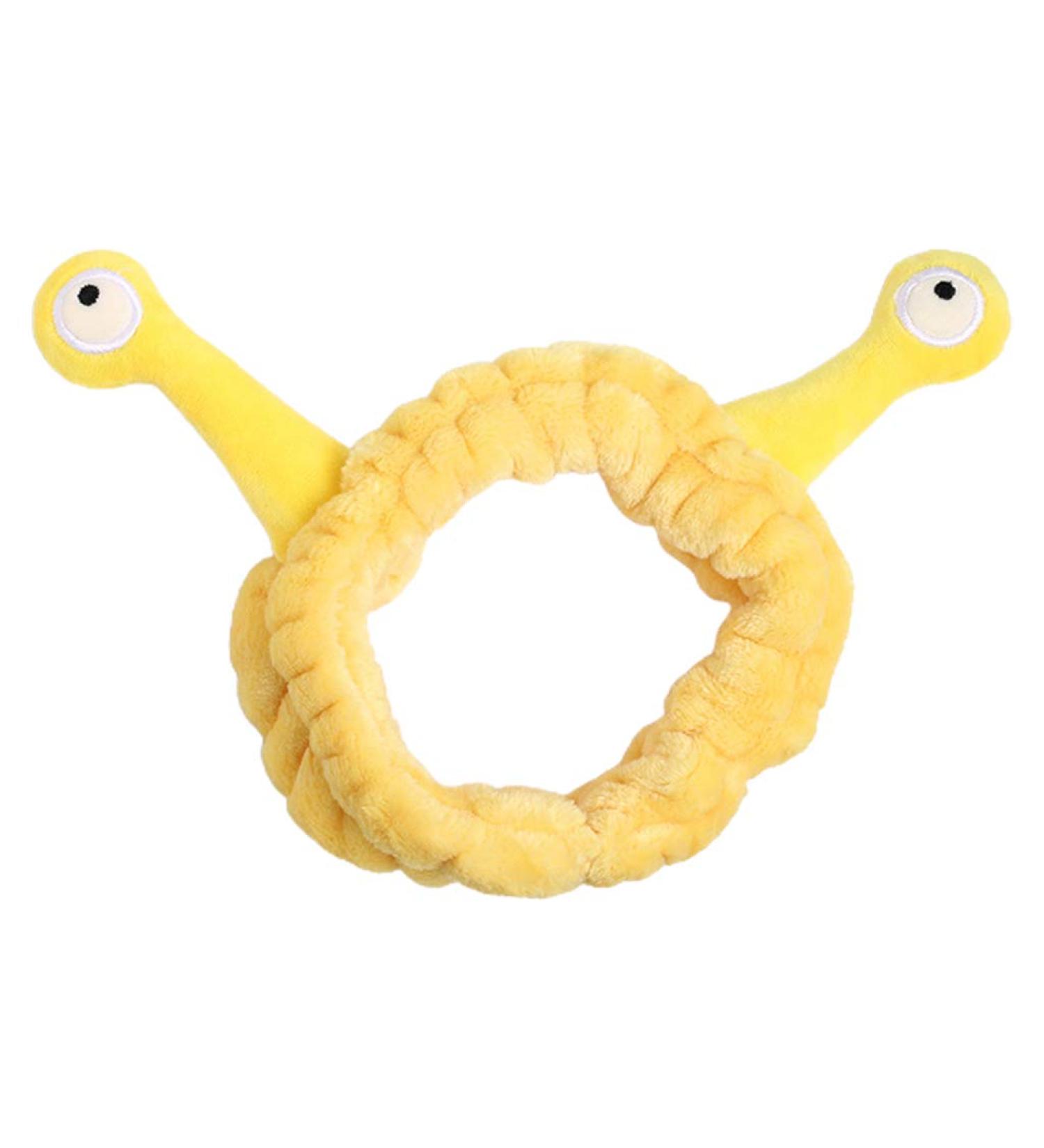Buy Ixkbiced Cartoon Snail Antenna Plush Headband for Women & Girls - Soft Wash Face Hairband Turban - Ideal for Skincare & Makeup - Buy Online on GoSupps.com