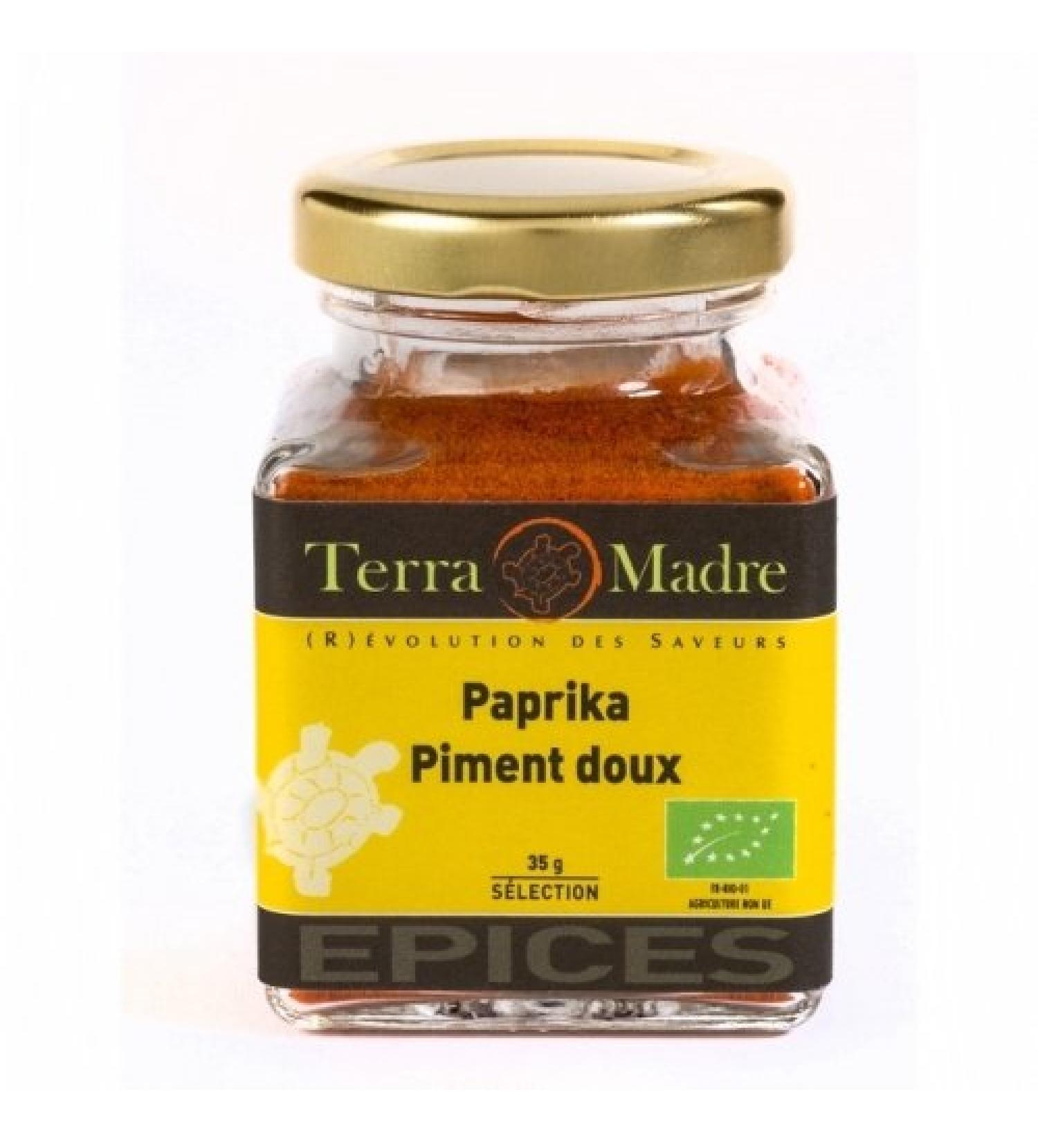 TERRA MADRE Paprika Powder Sweet Pepper Organic 35g - India