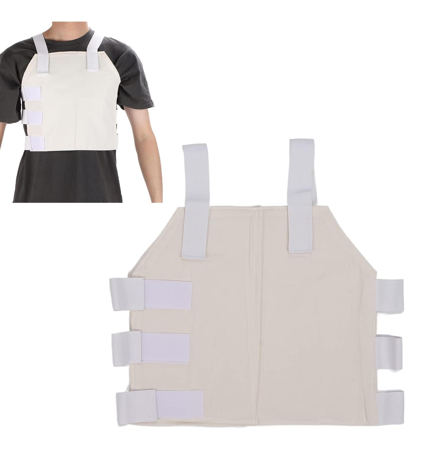 Agatige Broken Rib Brace Chest Sternum Protector Support Brace Breathable Chest Wrap Belt for Men and Women Broken Fractured Dislocated Cracked Ribs Open Heart Surgery Recovery - Buy Online on GoSupps.com