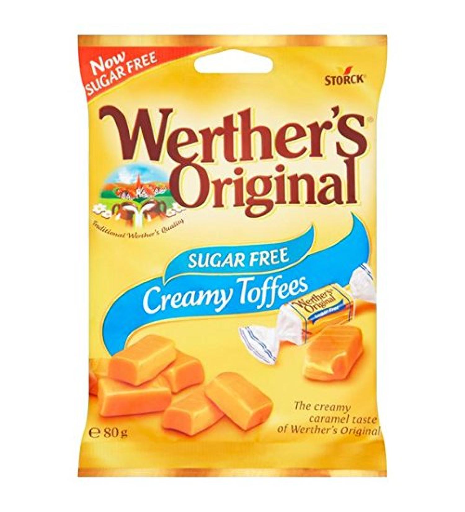 Werthers Toffee Sugar Free 80g