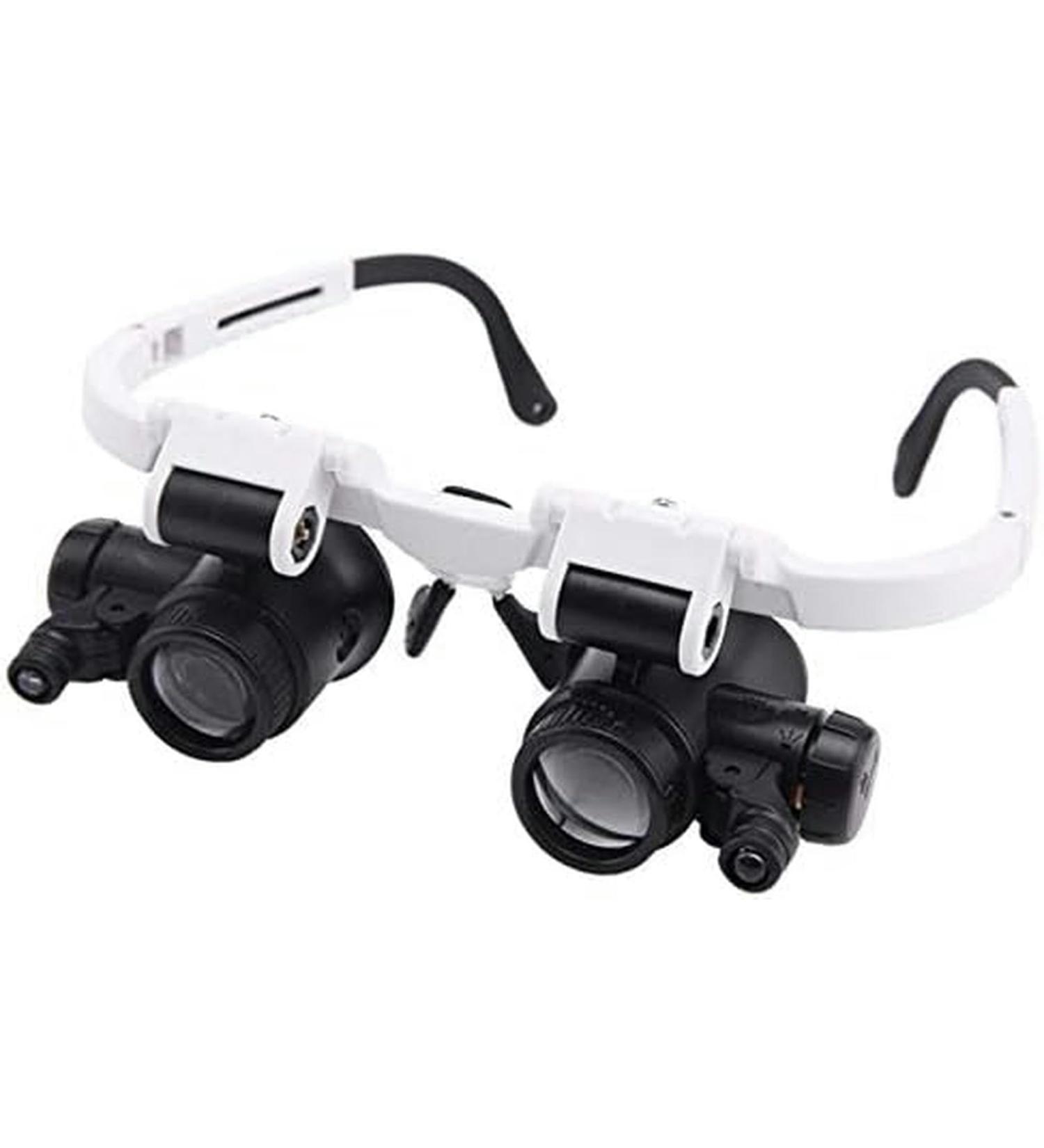 Portable Spectacle Magnifier Multifunctional Headband ES with Light with 8X 15X 23X Lens Full of Stars - Buy Online on GoSupps.com