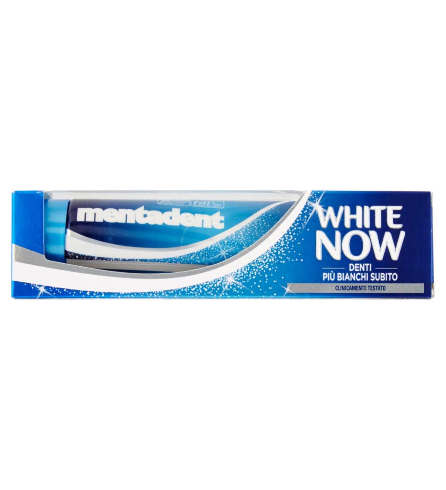 Unilever MENTADENT wit tandpasta 6 x 75 ml