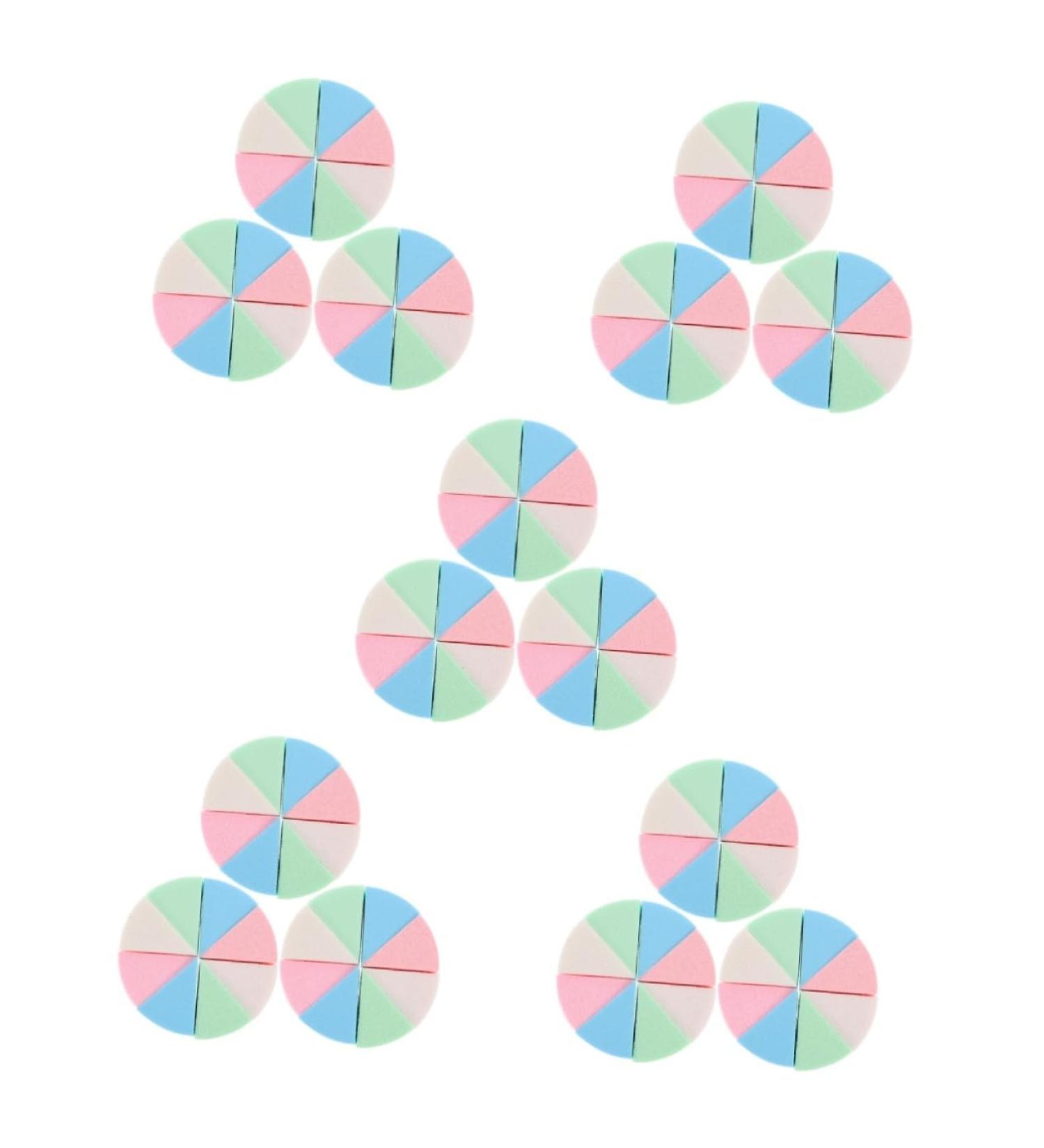 FRCOLOR 15 Sets Triangular Sponge Puff Powder Sponge Powder Makeup Girls Makeup Puff Shape Makeup Sponge Face Puff Powder Puff Portable Facial Makeup Pad Make up Emulsion Flutter Miss - Buy Online on GoSupps.com
