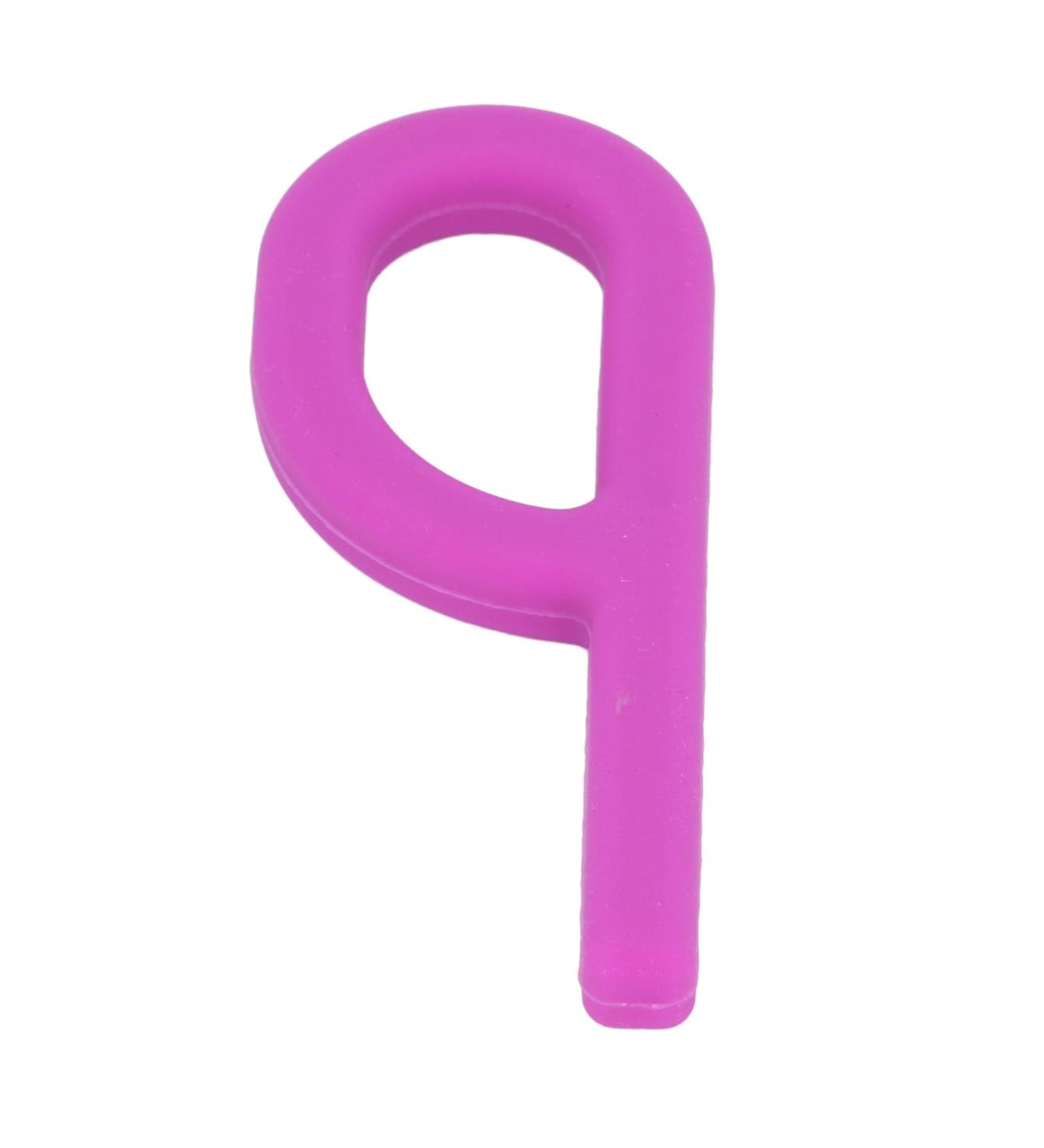 P-Shaped Silicone Sensory Cake Tool - Improve Chewing & Oral Muscle Rehabilitation - Purple Oral Motor Stimulation Toy for Children - Buy Online on GoSupps.com