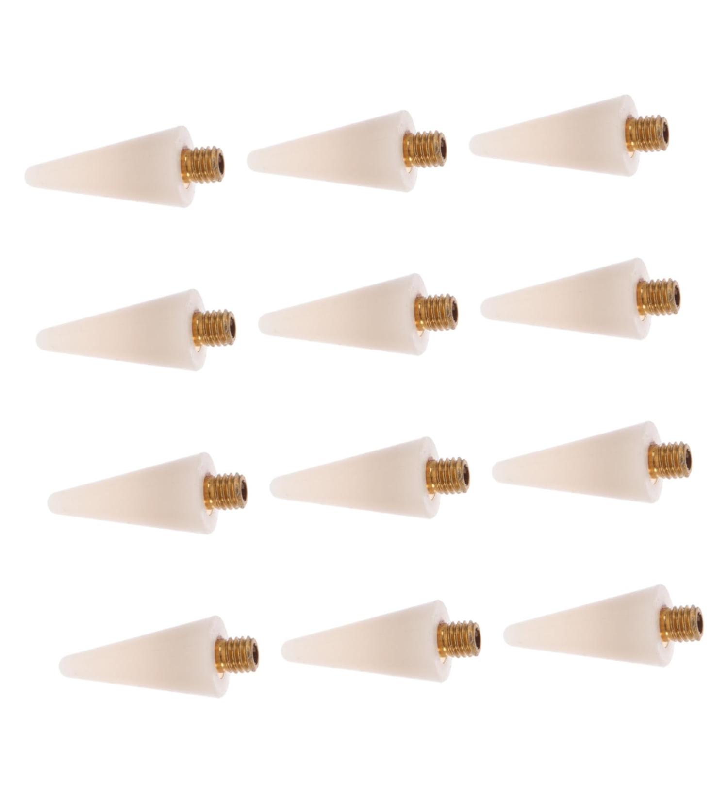 DOITOOL 12pcs Point Drilling Pen Wax Head Wax Replacement Tips Rhinestone Kit for Teeth Jewlery Wax Picker Small Mirrors for Crafts Transparent Glasses Case Jewelry White Nail Dot Pen - Buy Online on GoSupps.com