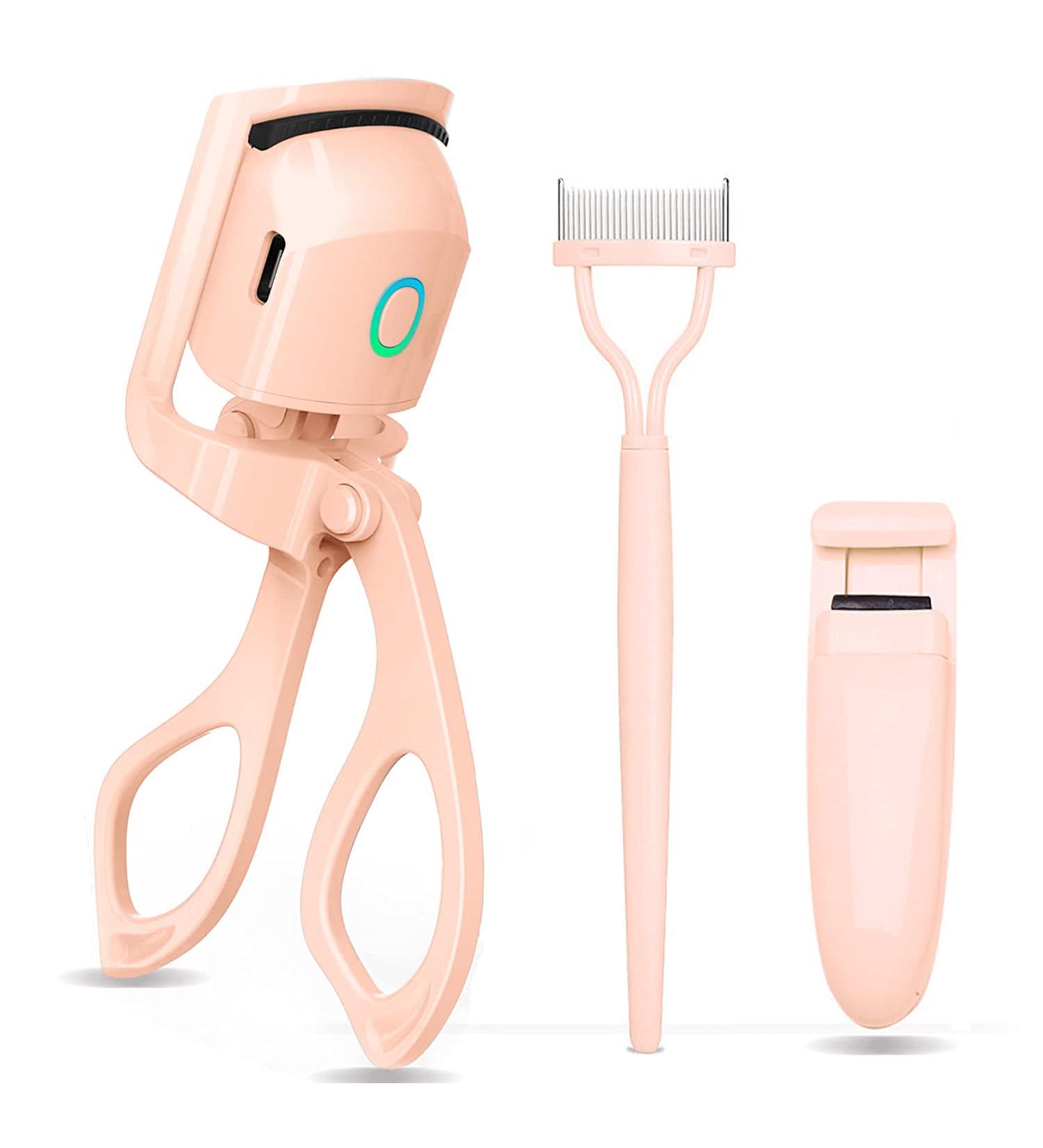 Heated USB Rechargeable Eyelash Curler with Separator | 2 Heating Modes for Quick & Long-Lasting Curls - Buy Online on GoSupps.com
