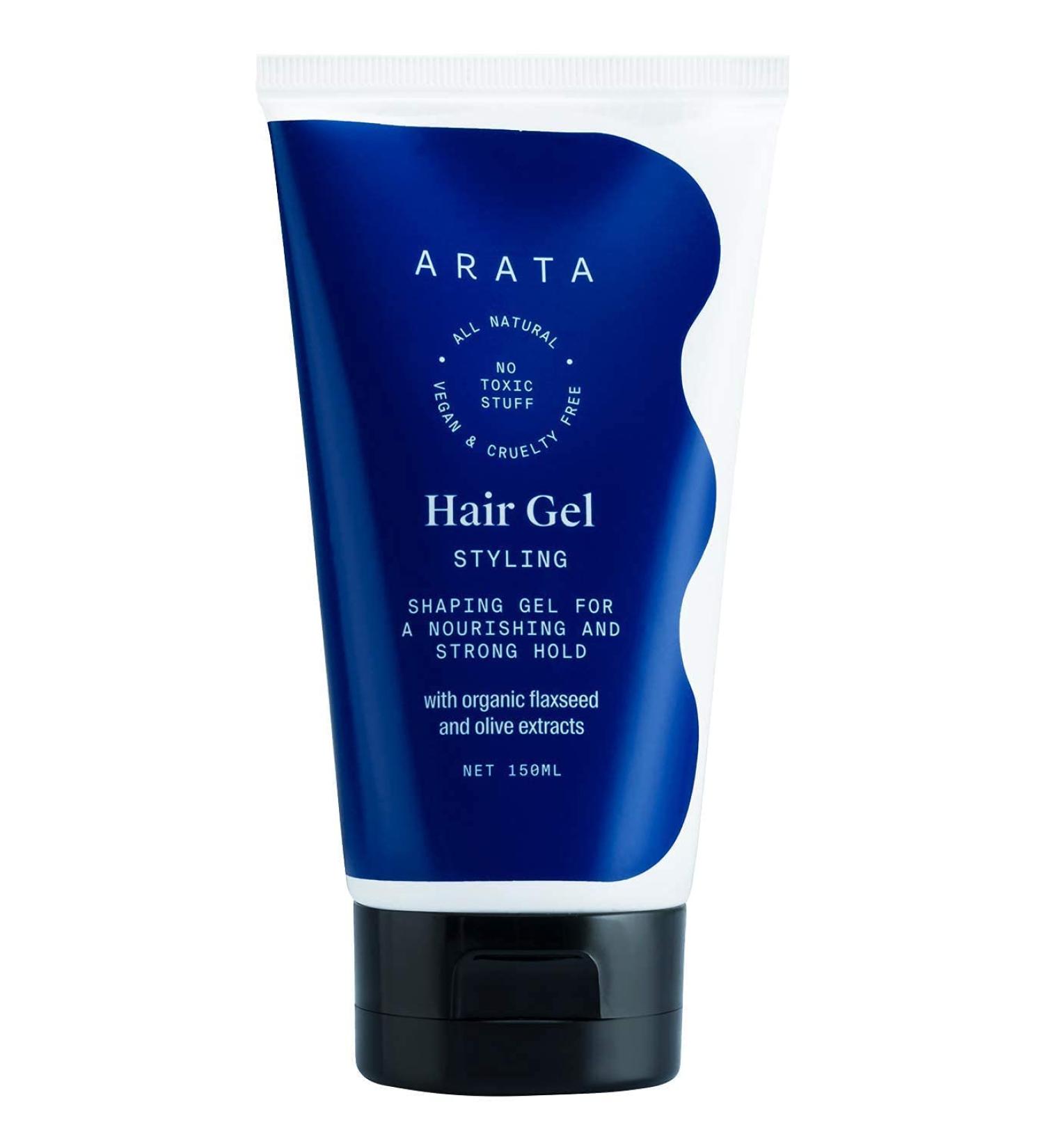 JOKE Arata Natural Curl Defining Hair Gel - Strong Hold & Nourishment with Organic Flaxseed & Olive Extracts | Vegan Cruelty-Free | 150 ml - Studio Styling for Men & Women - Buy Online on GoSupps.com