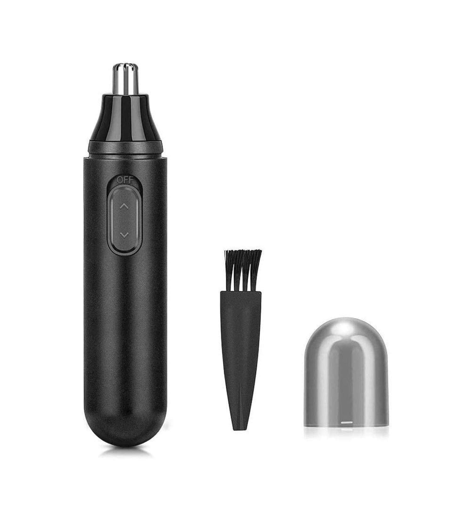 OBJECTIVE Nose and ear hair trimmer painless electric nose hair removal for men women battery operated doubleedged blades with cleaning brush Nose hair trimmer - Buy Online on GoSupps.com