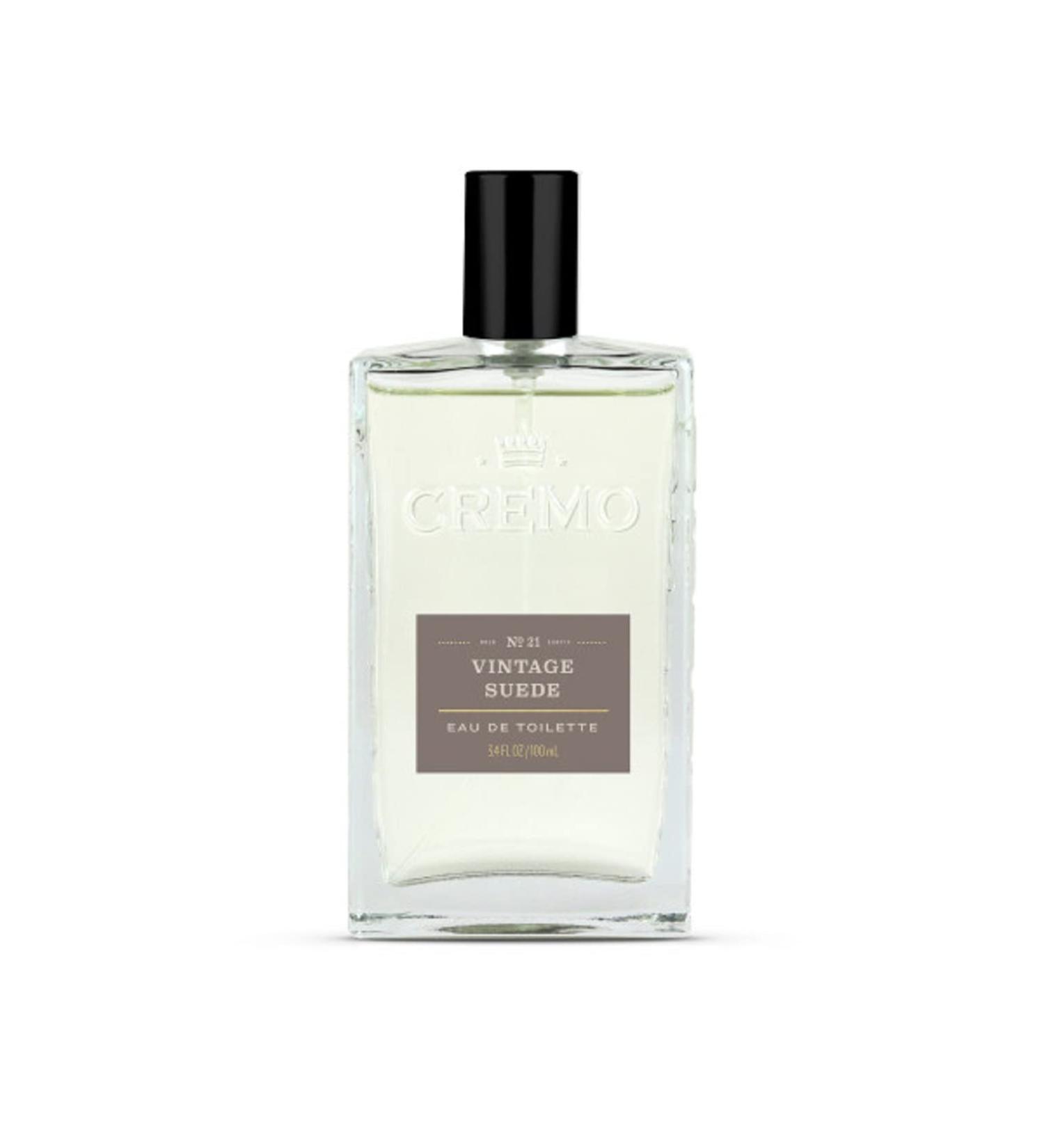 Cremo Vintage Suede Cologne Spray - White Moss, Rich Amber, Smooth Suede - 3.4 oz - Buy Online on GoSupps.com