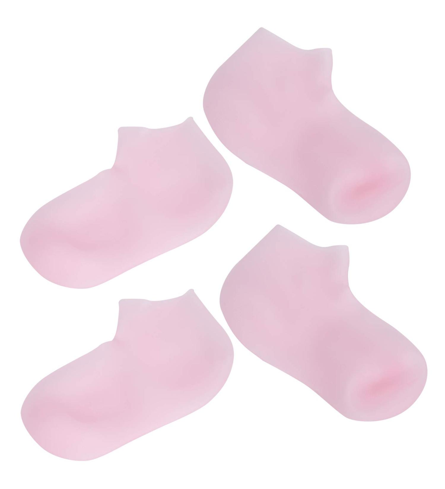 Silicone Socks Latex Gel Moisturizing Foot Care Socks Exfoliating AntiCracking Soft Aloe Women Spa Pedicure for Repairing Dry Feet Anti Slip S 33 35 Soften Skin L 39 41 S(33-35) - Buy Online on GoSupps.com
