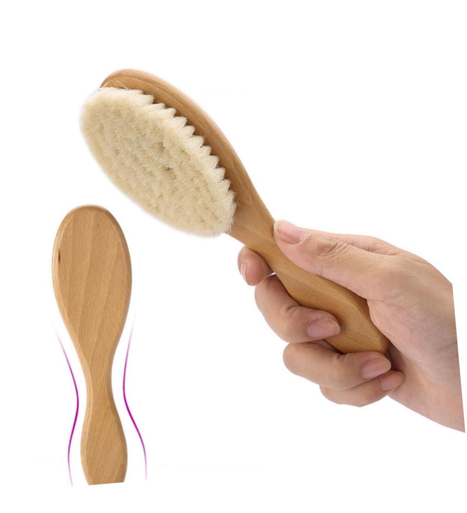 Beaupretty Beard Hairbrush & Comb - Mustache Grooming Facial Cleansing Anti-Static Wooden Brush for Men - Buy Online on GoSupps.com