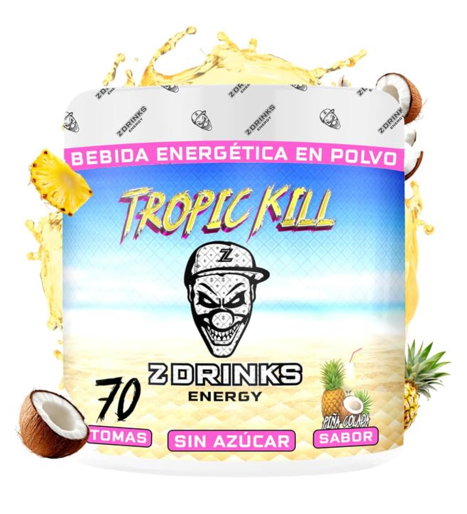  Z ZDRINKS ENERGY Z Drinks - Sugar Free & Powdered Energy Drink - 40 Services Low Calorie (16 cal) Vitamin & Minerals (Coconut Pineapple) - Buy Online on GoSupps.com