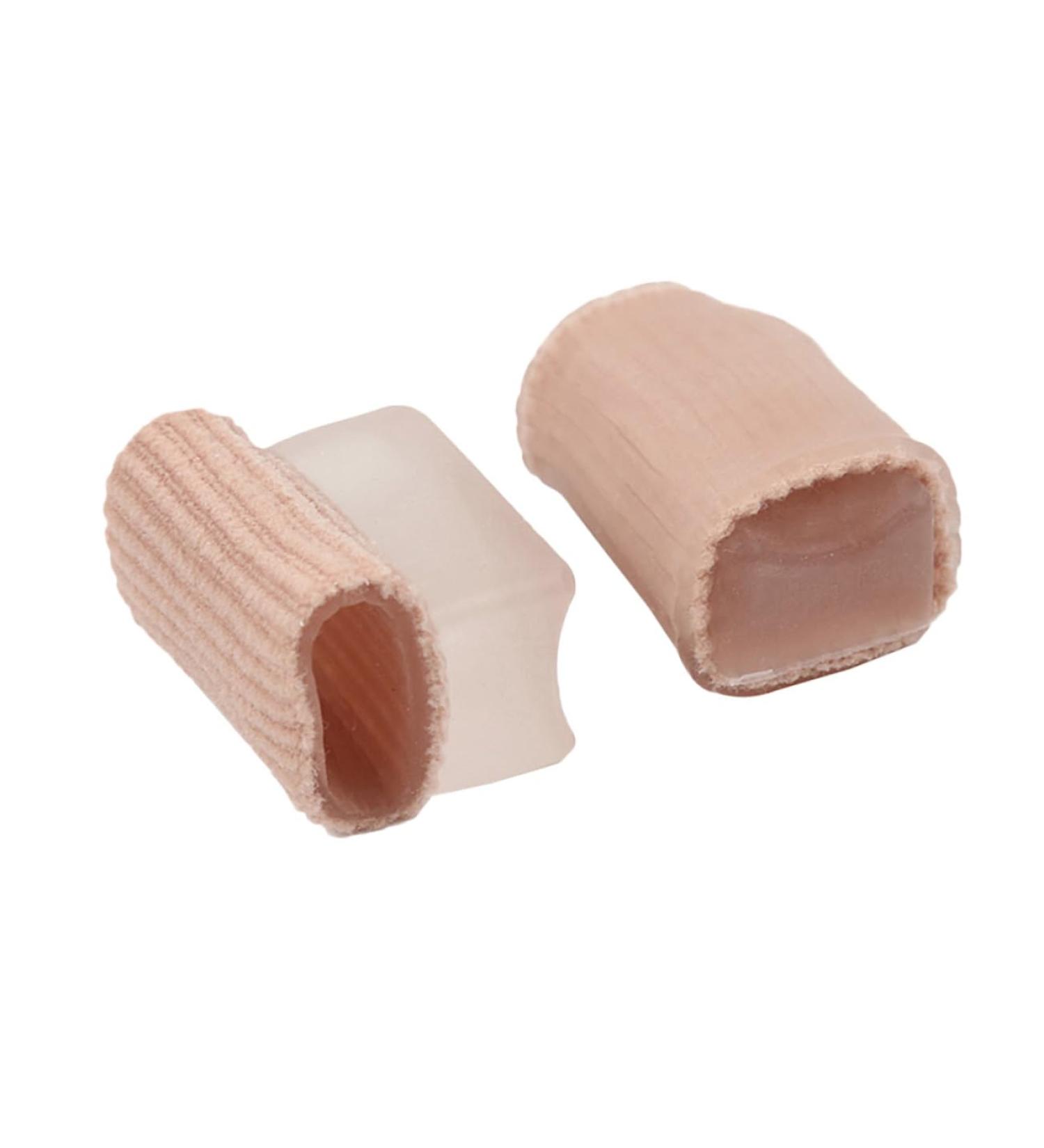 Hemoton Silicone Gel Toe Separator Caps - 1 Pair Beige - Toe Protector Spacers for Toe Alignment and Pain Relief - 2pcs - Buy Online on GoSupps.com
