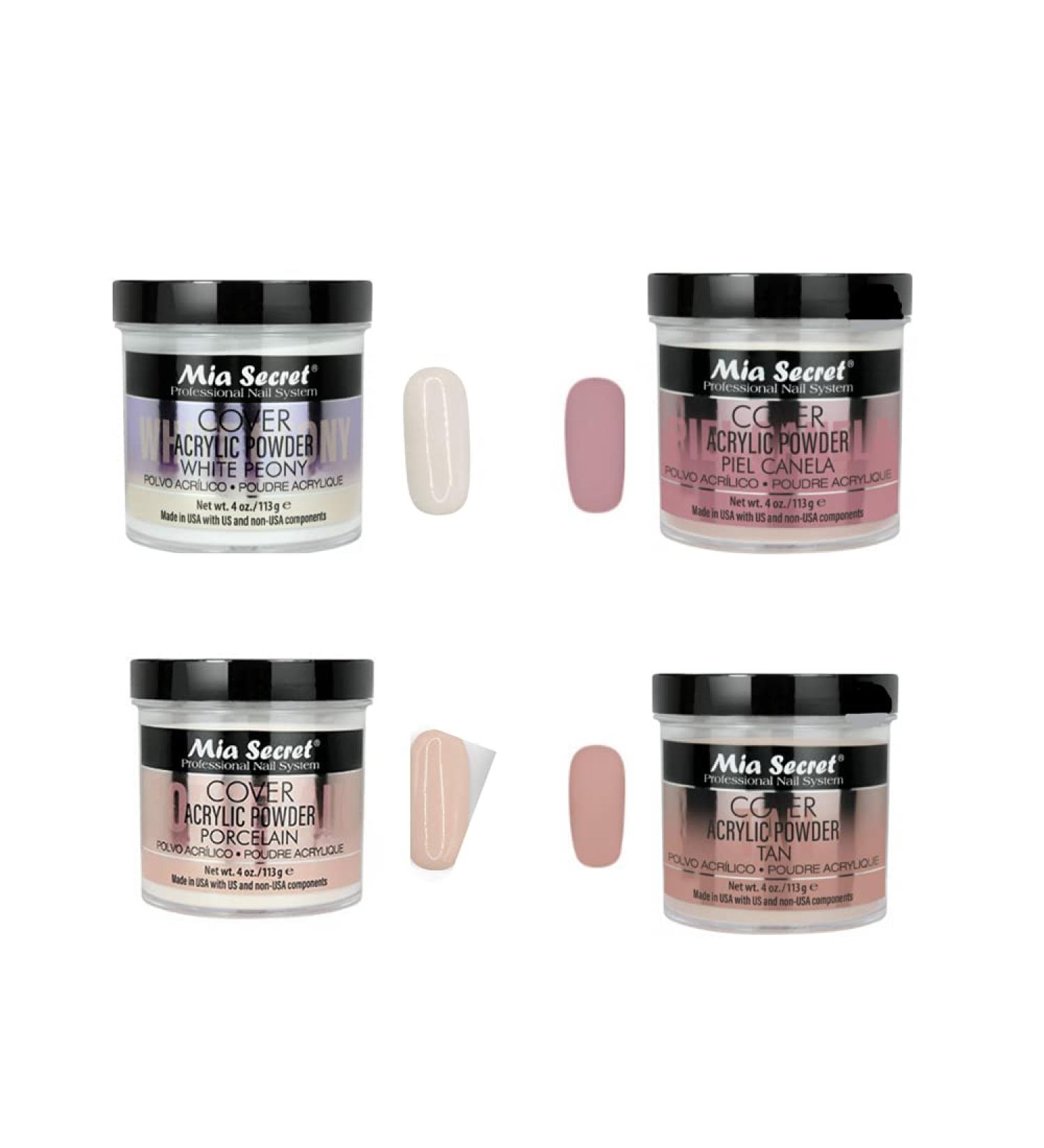 Mia Secret Cover - White Peony Porcelain Piel Canela & Tan | 4 oz - International Shipping Available - Buy Online on GoSupps.com