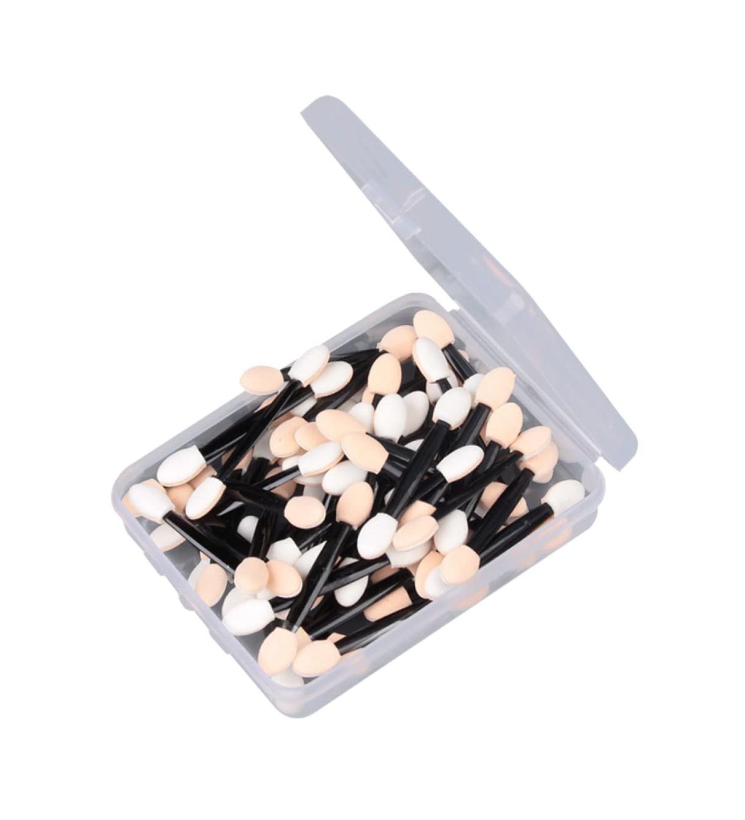 Gogogmee 50 Pcs Makeup Application Eyeshadow Brush Eyeshadow Eyeliner Brushes Eyeshadow Black Size 1 Black - Buy Online on GoSupps.com