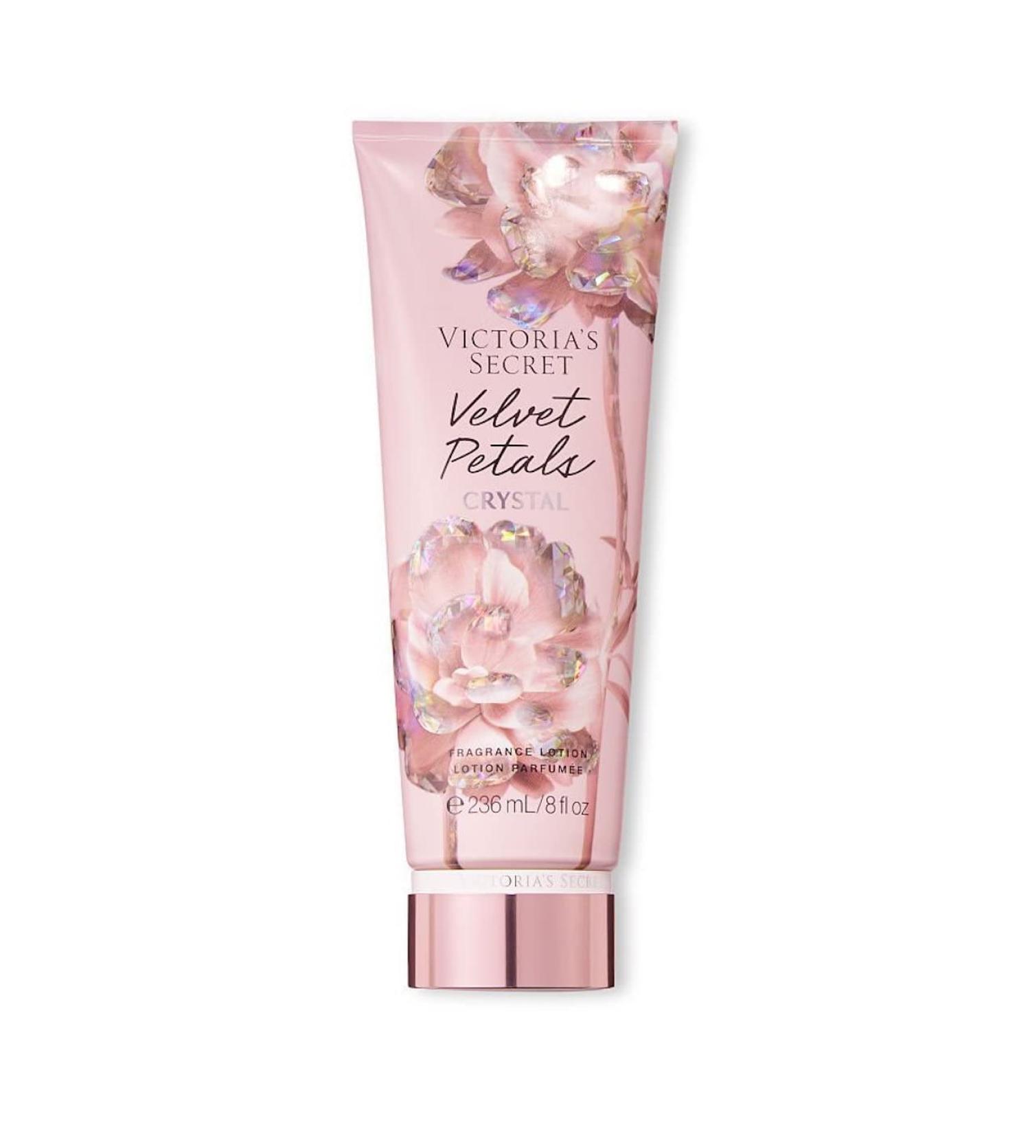 Victoria's Secret Velvet Petals Crystal Fragrance Body Lotion 8 Fl Oz (Velvet Petals Crystal, 8 Ounce) Velvet Petals Crystal 8 Ounce