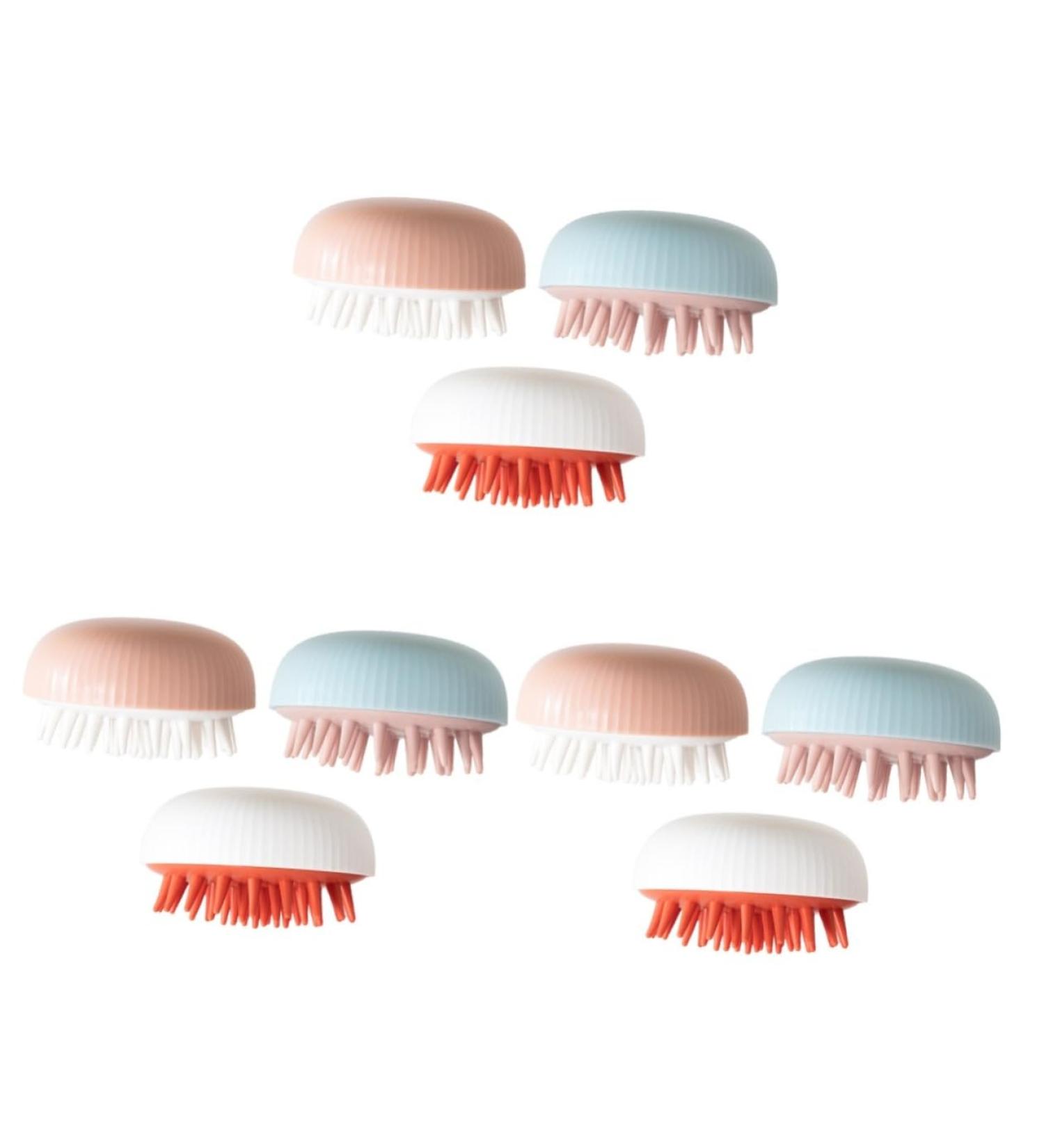Fomiyes 9-Stk Shampoo Brush Set | Dual-Purpose Hair & Cleaning Accessories | Massage & Wash Brushes for Women - Buy Online on GoSupps.com