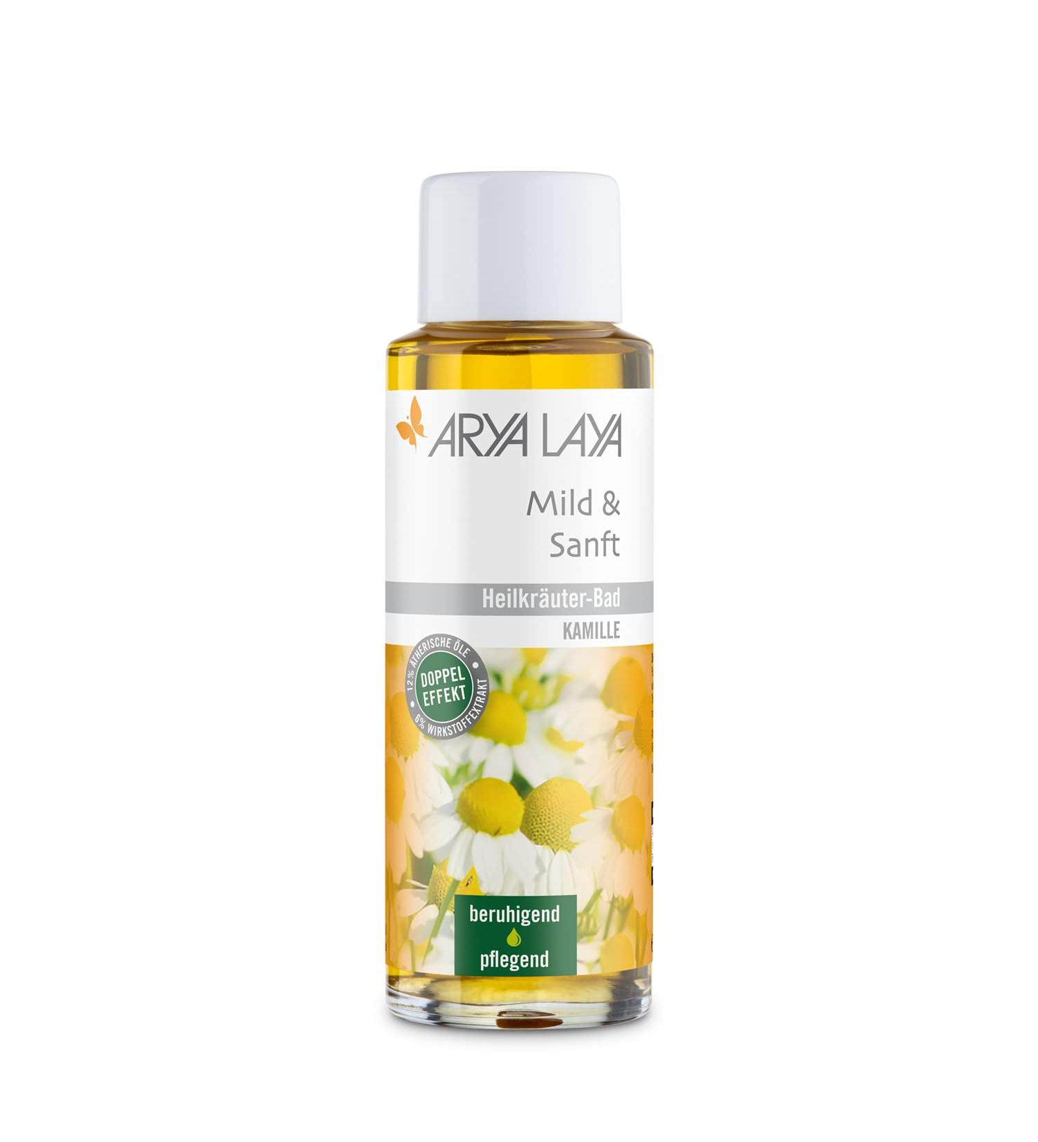 ARYA LAYA Medicinal Herb Bath - Chamomile Extract Vegan Wellness Care 200 ml - Mild & Gentle Home Spa Experience - Buy Online on GoSupps.com