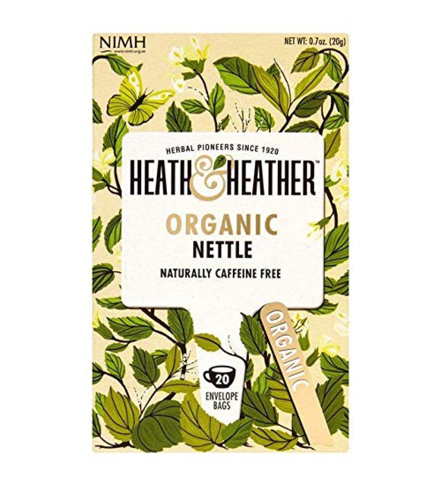 Heath & Heather Health and Heather Nettle Tea Bags 20 Pack